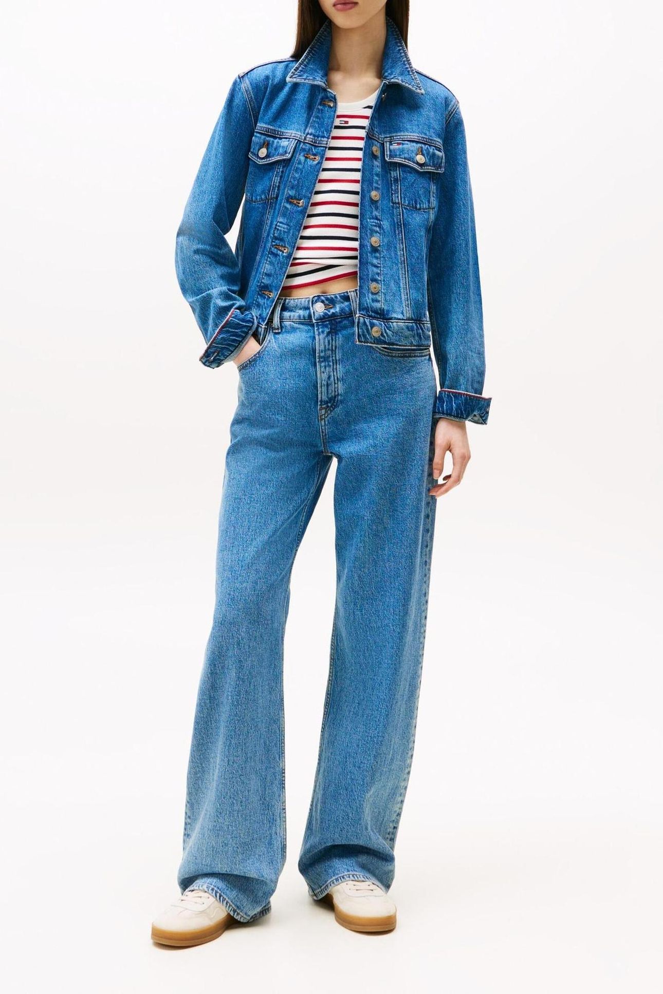 MIA MID RISE RELAXEDD STRAIGHT DENIM MID LIGHT BLUE 2