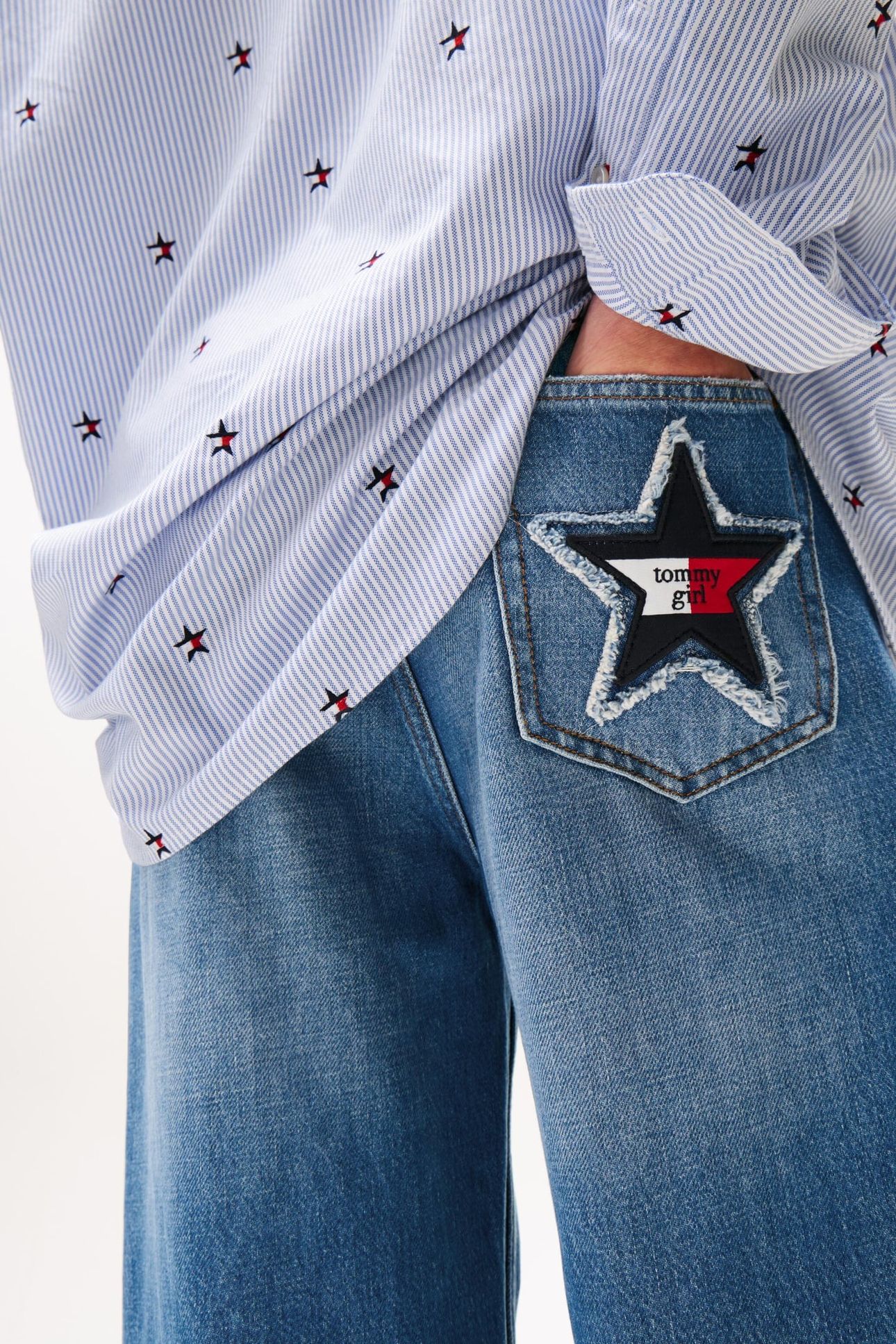 UNISEX TOMMY GIRL RELAXEDD INDIGO WASH 8