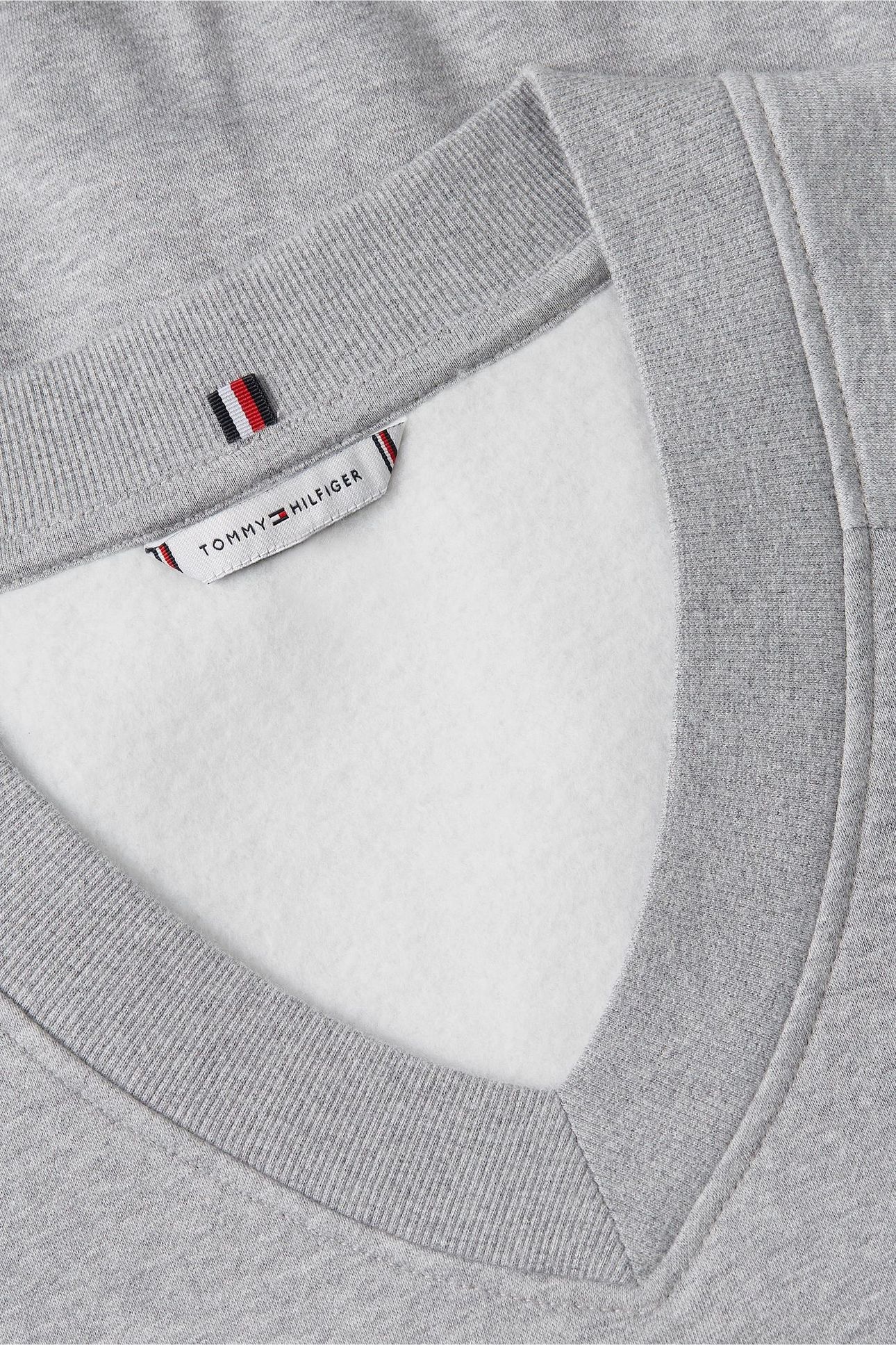 VARSITY V-NECK FLEECE MED HEATHER GREY 3