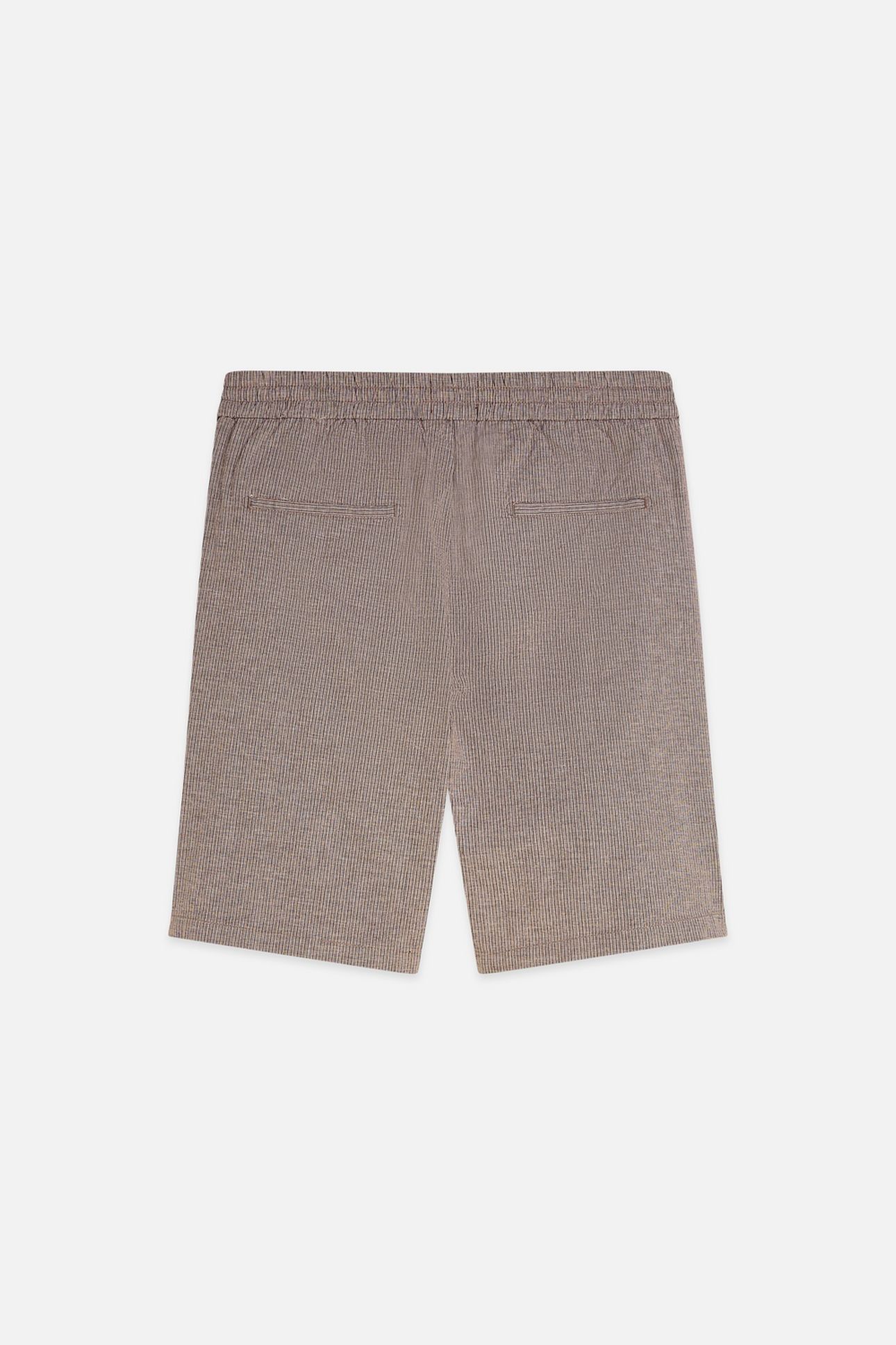 FAVE COTTONLINEN YARNDYED REGULARFIT BERMUDA SHORTS MEDIUM B 2