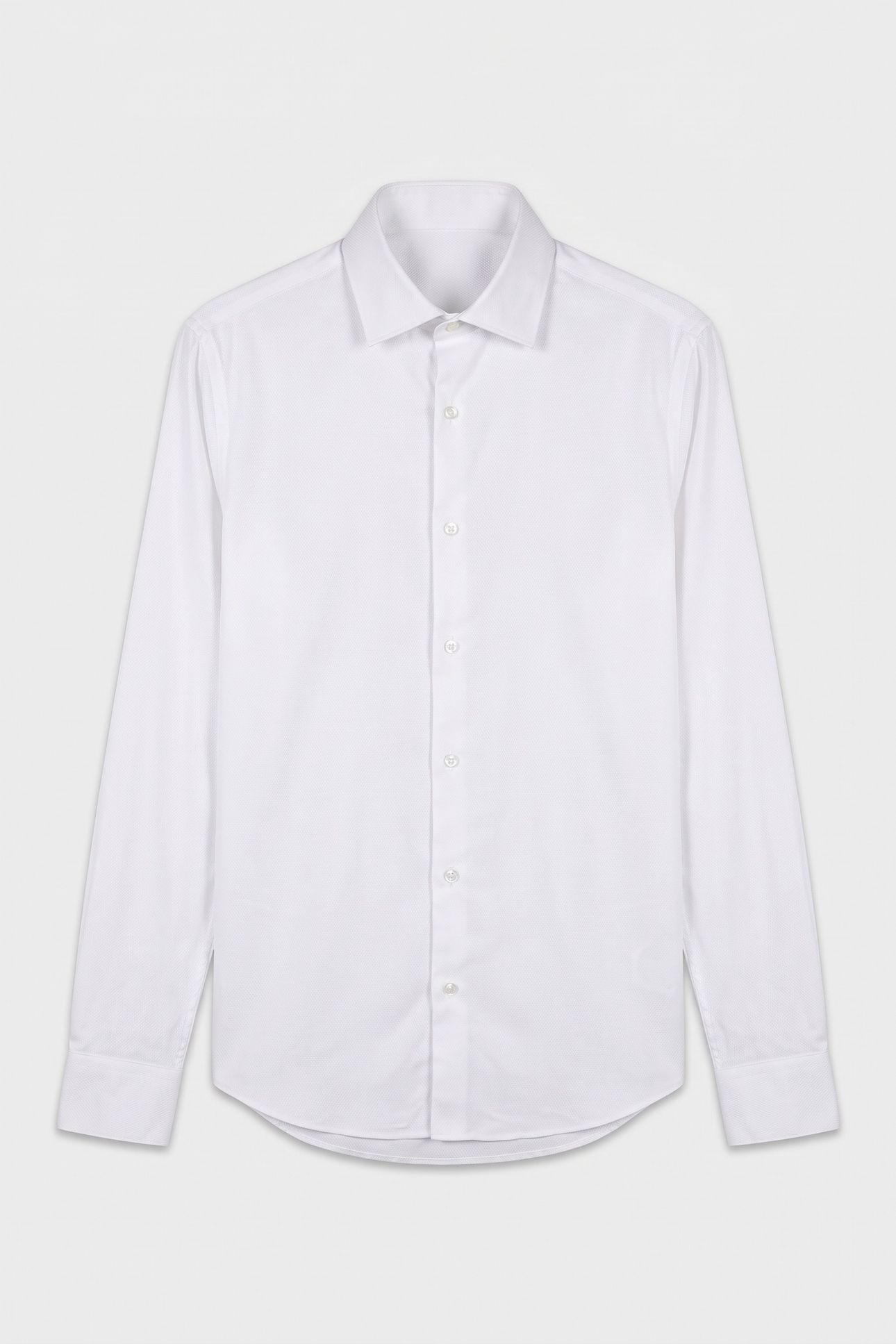 SLIM PERF WOVEN SHIRT WHITE 3
