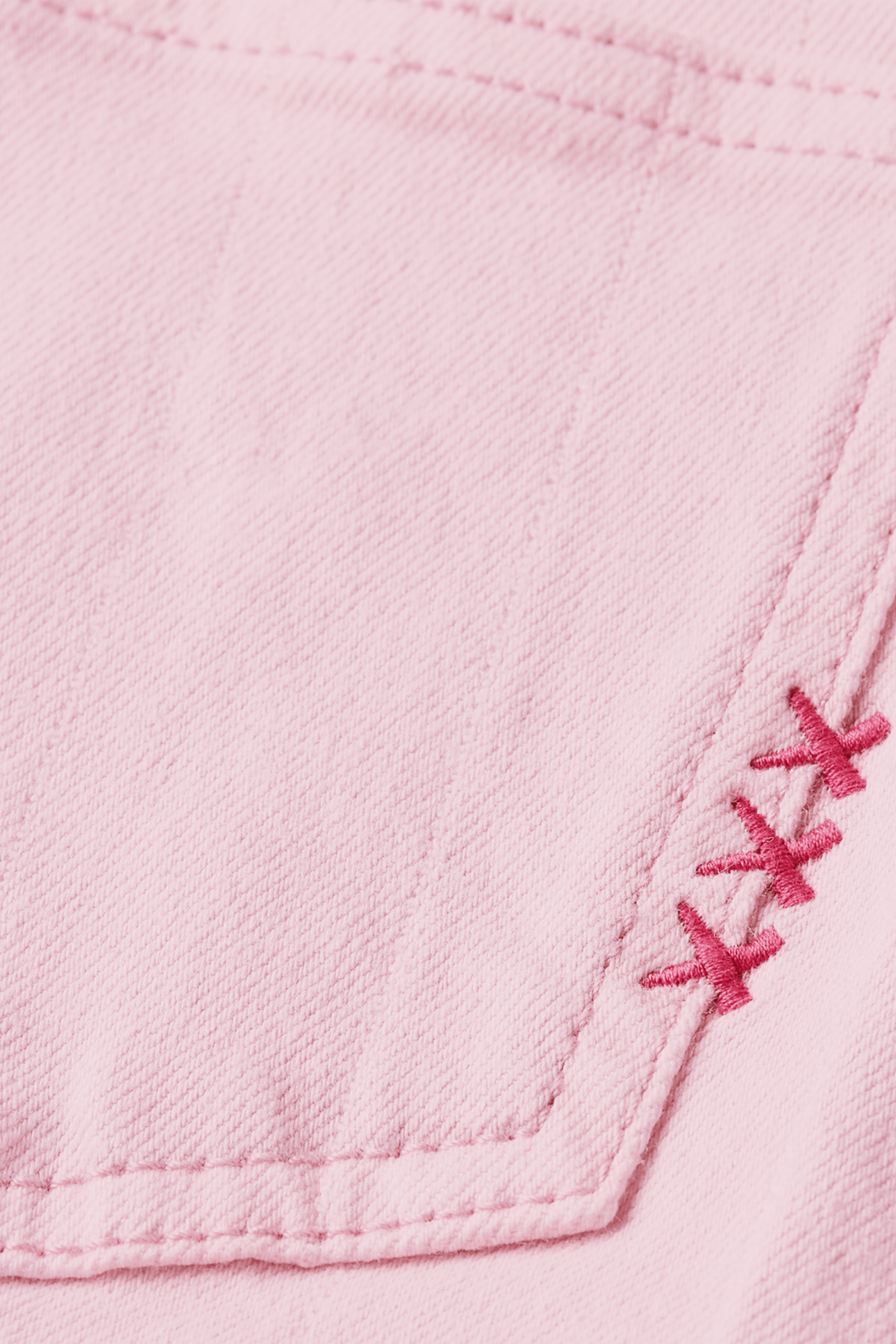 GIRLS THE WAVE WIDELEG JEANS DARK PINK 6