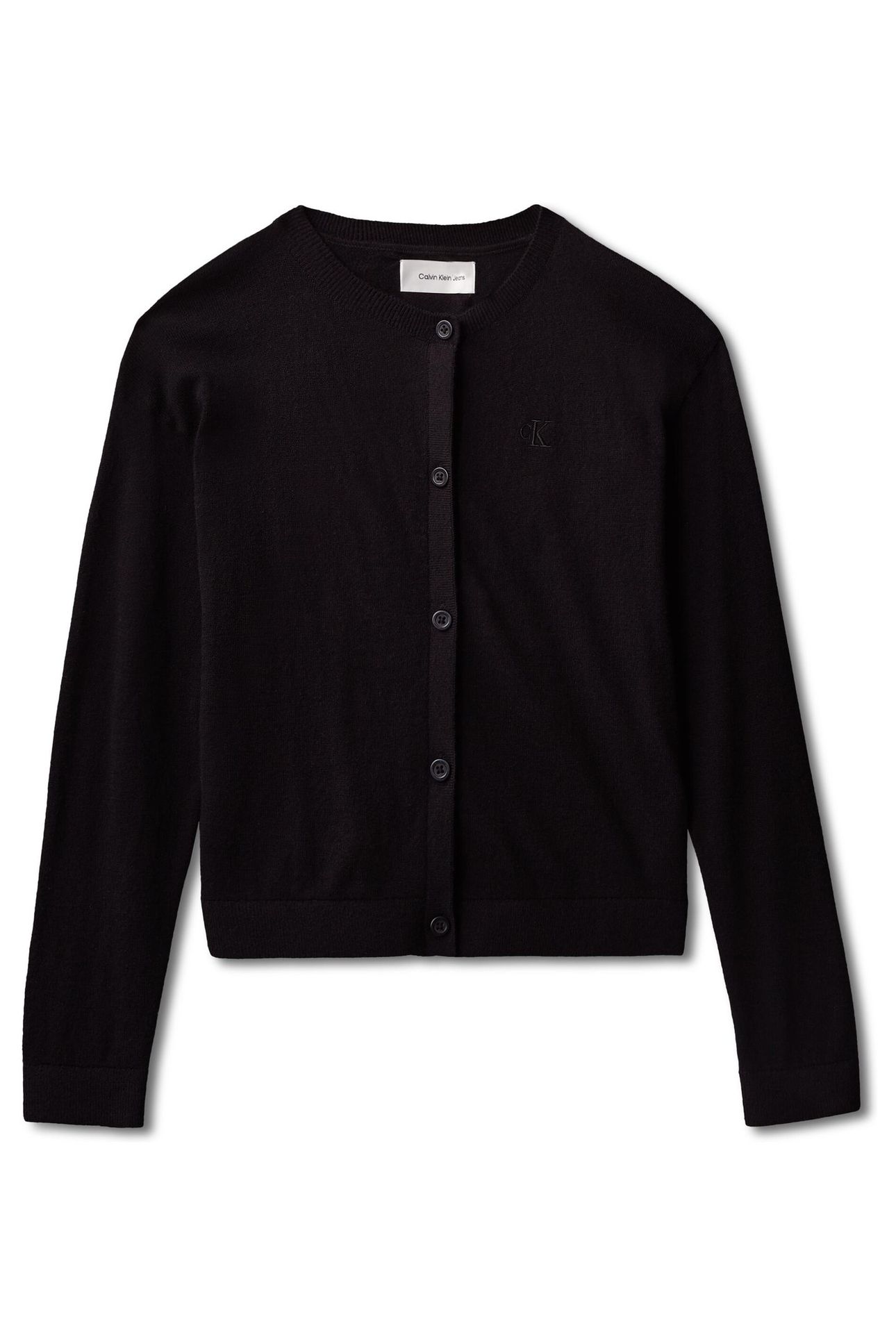 GIRLS SOFT CO CASH CARDIGAN BLACK 2