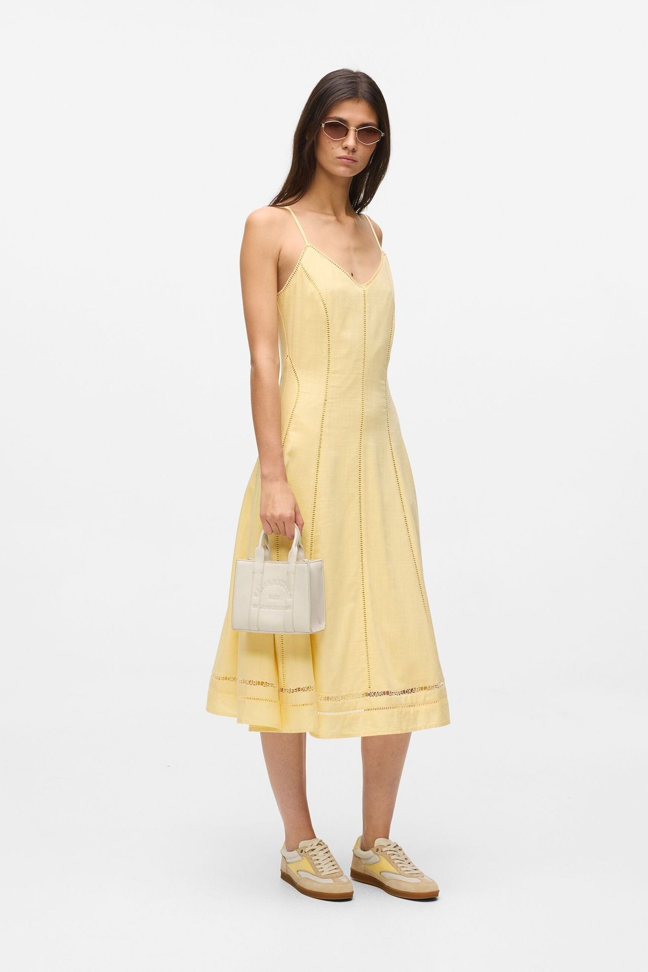 K/RSG MN SQUARE TOTE PEB EMB OFF WHITE 1