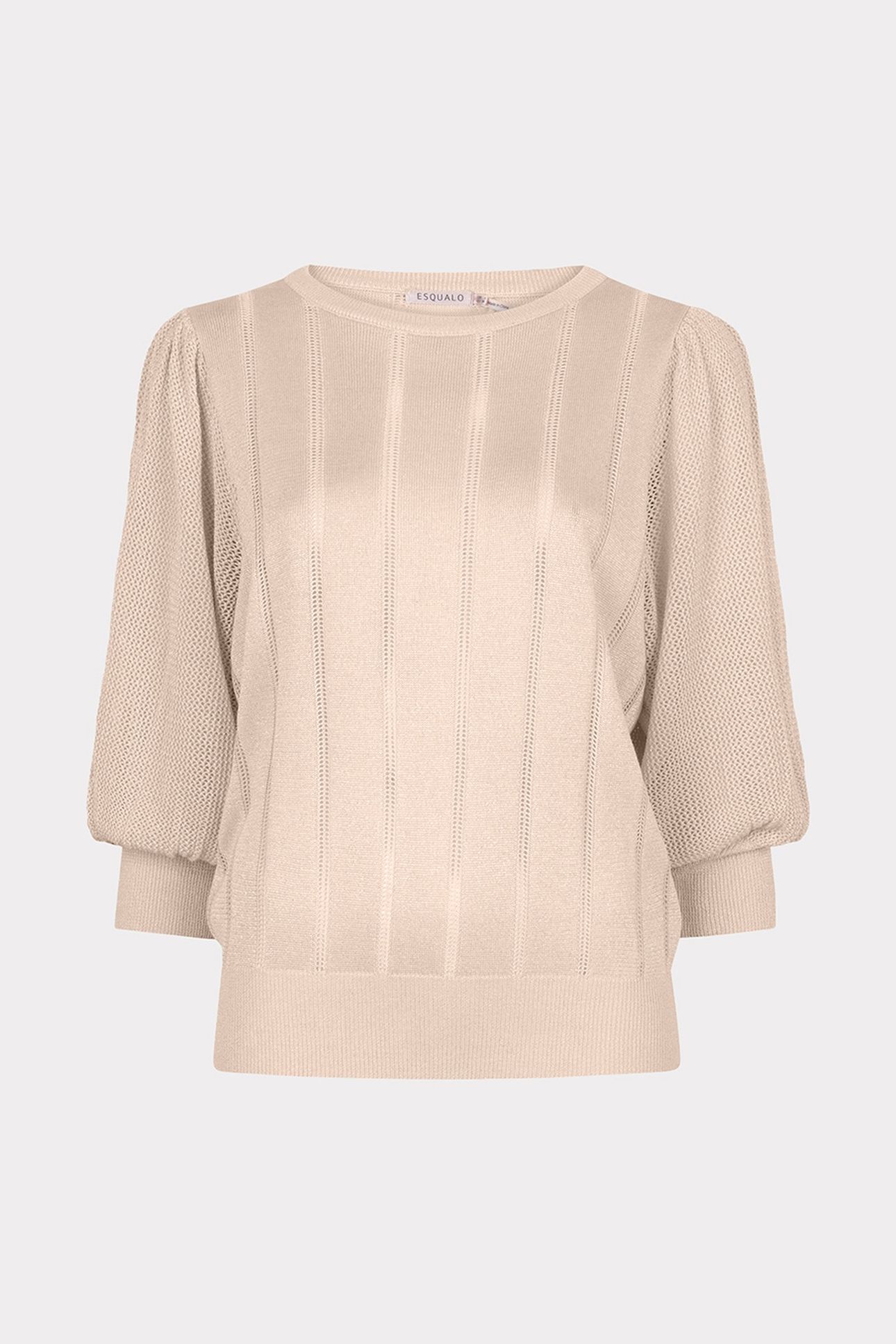 SWEATER SHORT PUFFSLEEVES LUREX CANDY 1