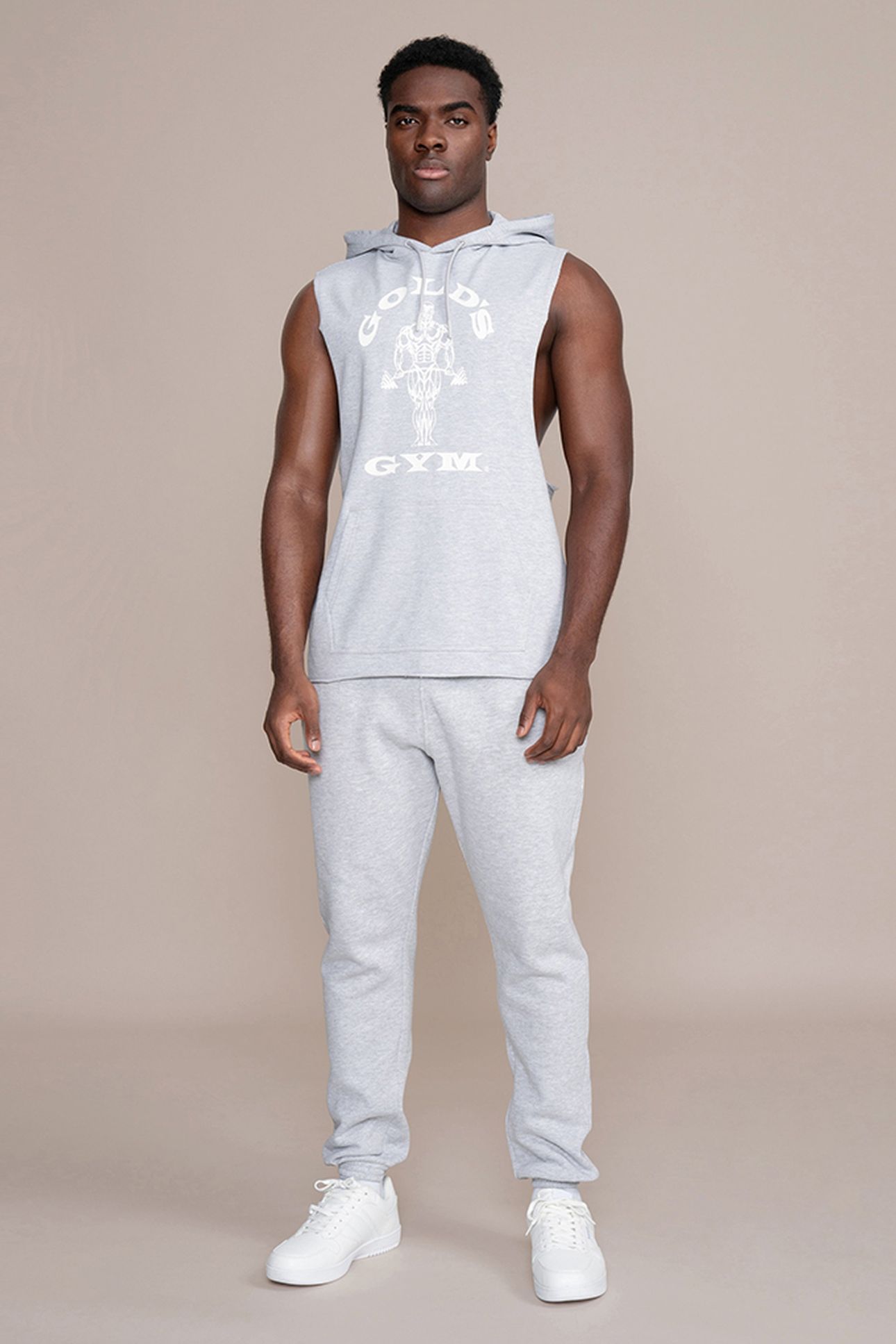 MUSCLE JOE SLEEVELESS HOODIE BLACK 2
