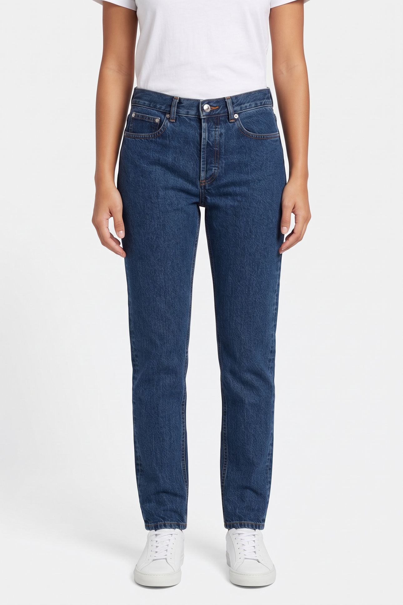UNISEX SMALL NEW STANDARD WASHED INDIGO 1