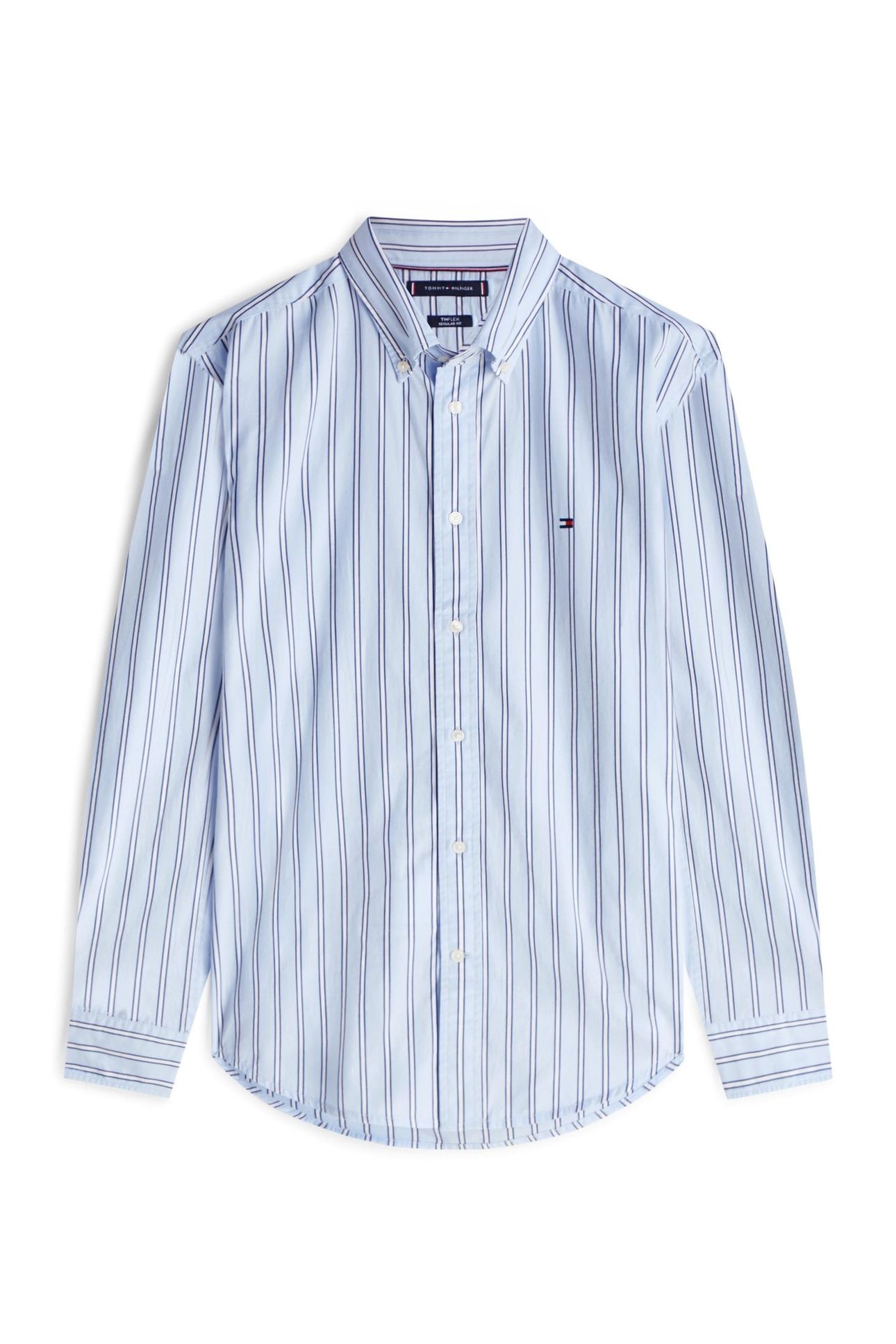FLEX POPLIN BOLD SWEET BLUE/STRIPE 1