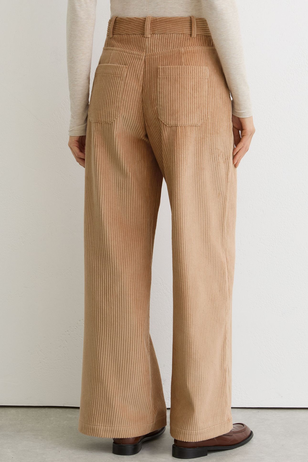 CORD TROUSER CAMEL 5