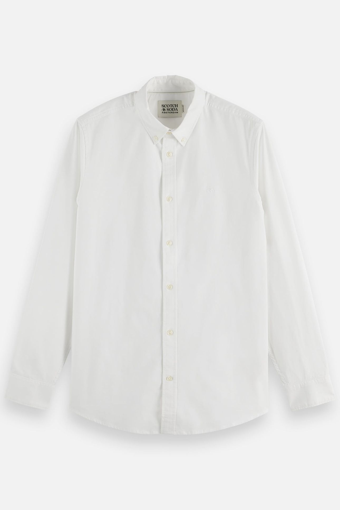 OXFORD SOLID REGULAR-FIT SHIRT WHITE TRADITIONAL 4