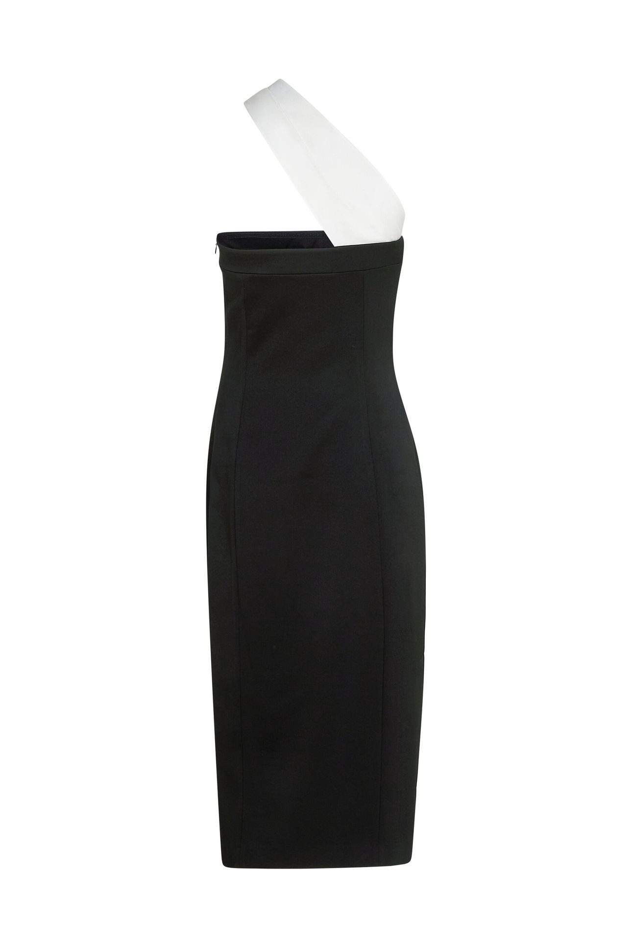 ASYMMETRICAL DRESS BLACK/WHITE 5