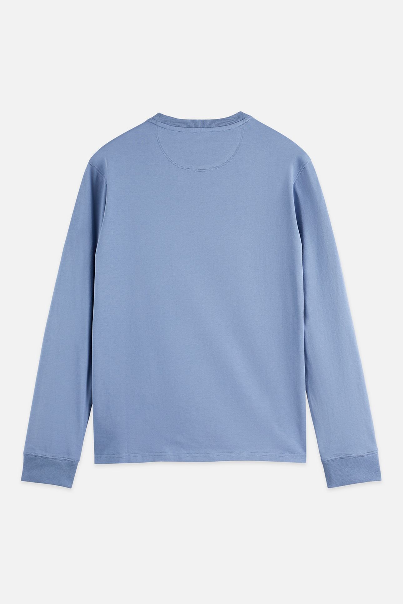 CHEST LOGO REGULAR-FIT LONG-SLEEVED T-SHIRT NAVY 5