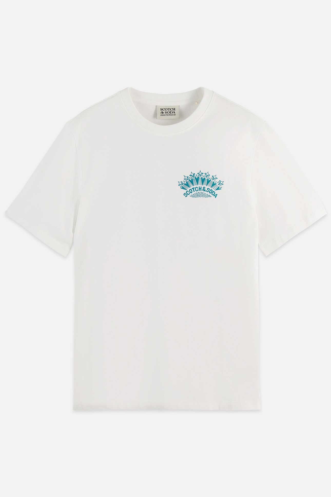 FRONT AND BACK ARTWORK REGULAR-FIT T-SHIRT WHITE/PASTEL 4