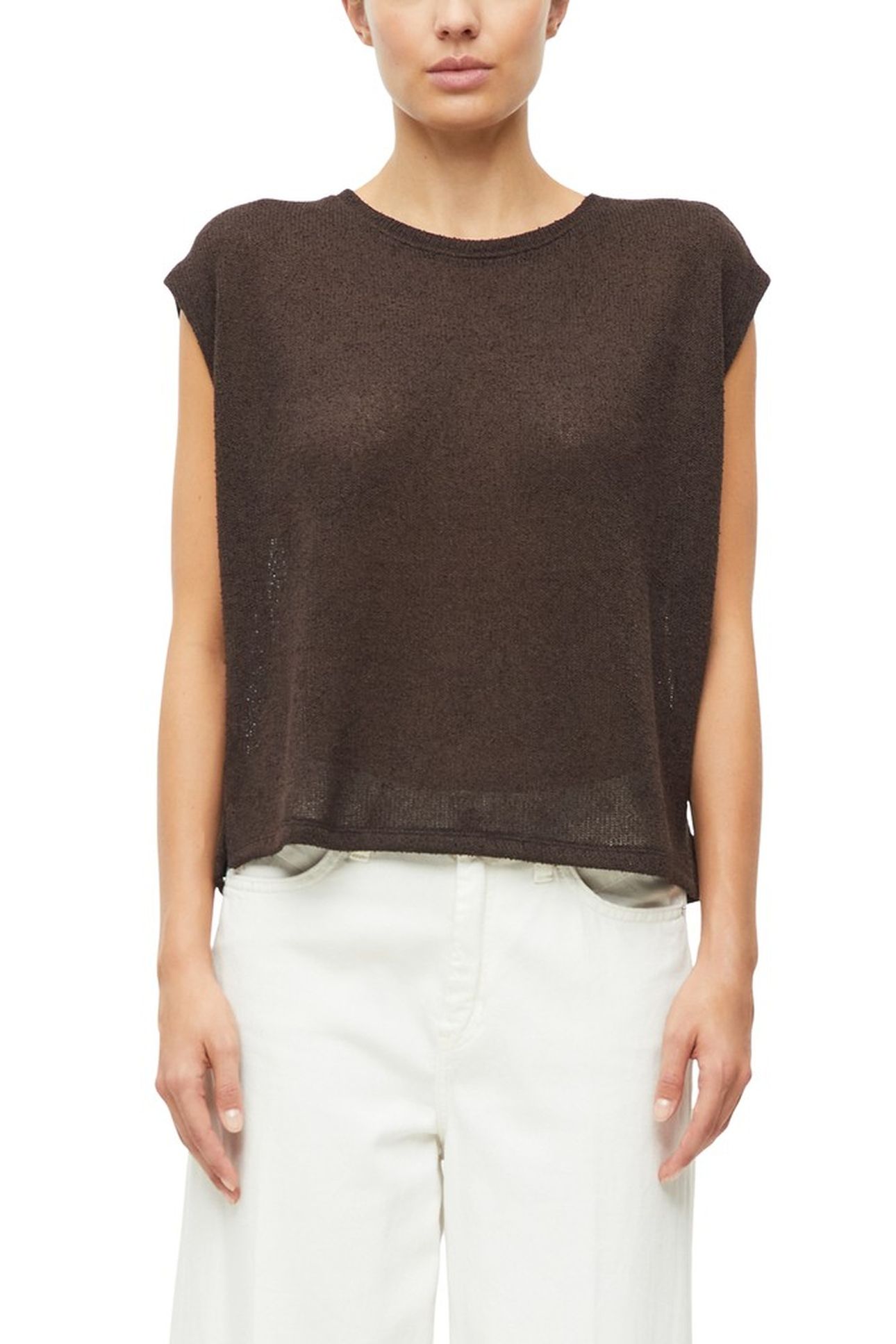 S.OLIVER T-SHIRTS BROWN 1