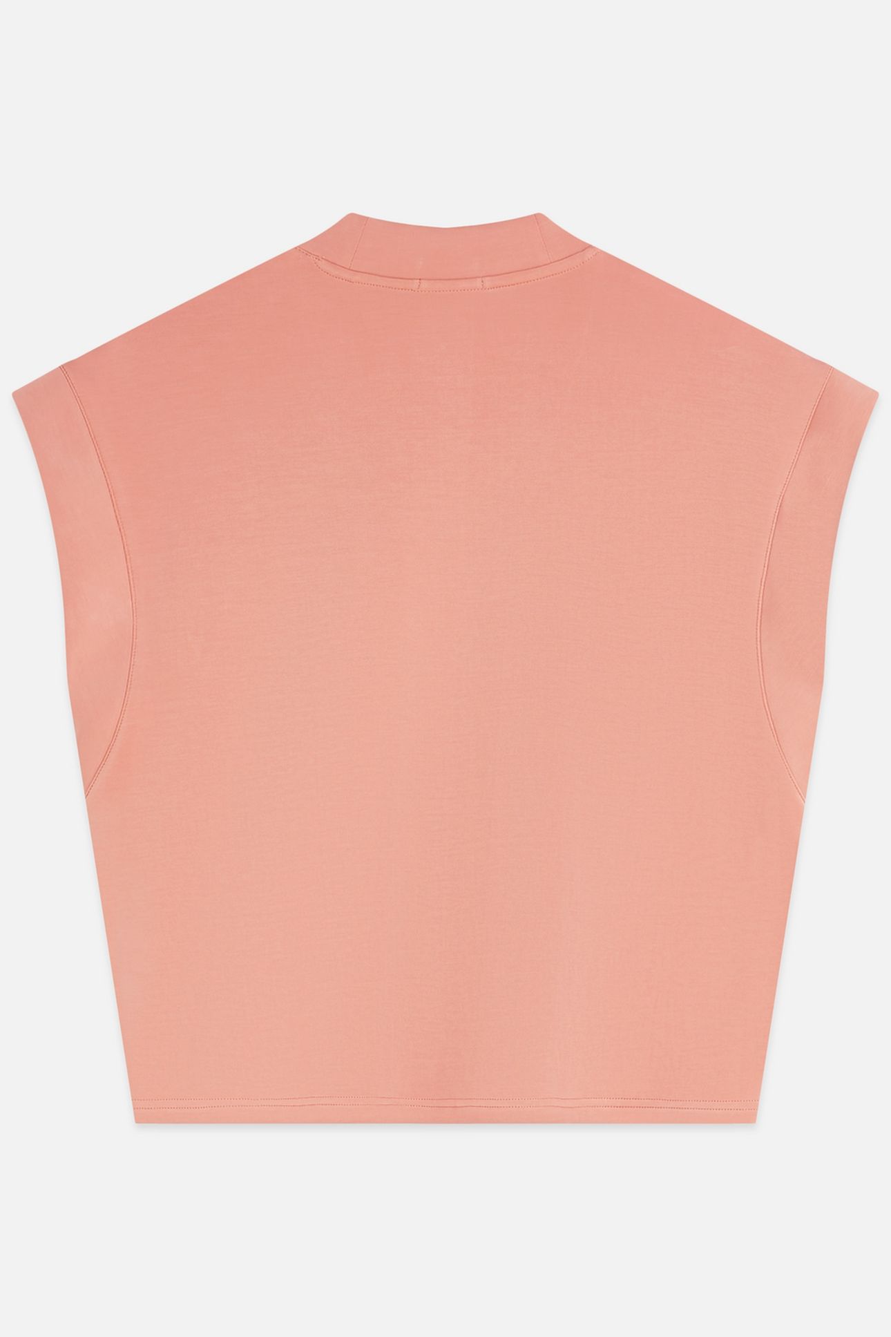 TENCEL V-NECK SHORTSLEEVED SWEATSHIRT CANYON CLAY 5