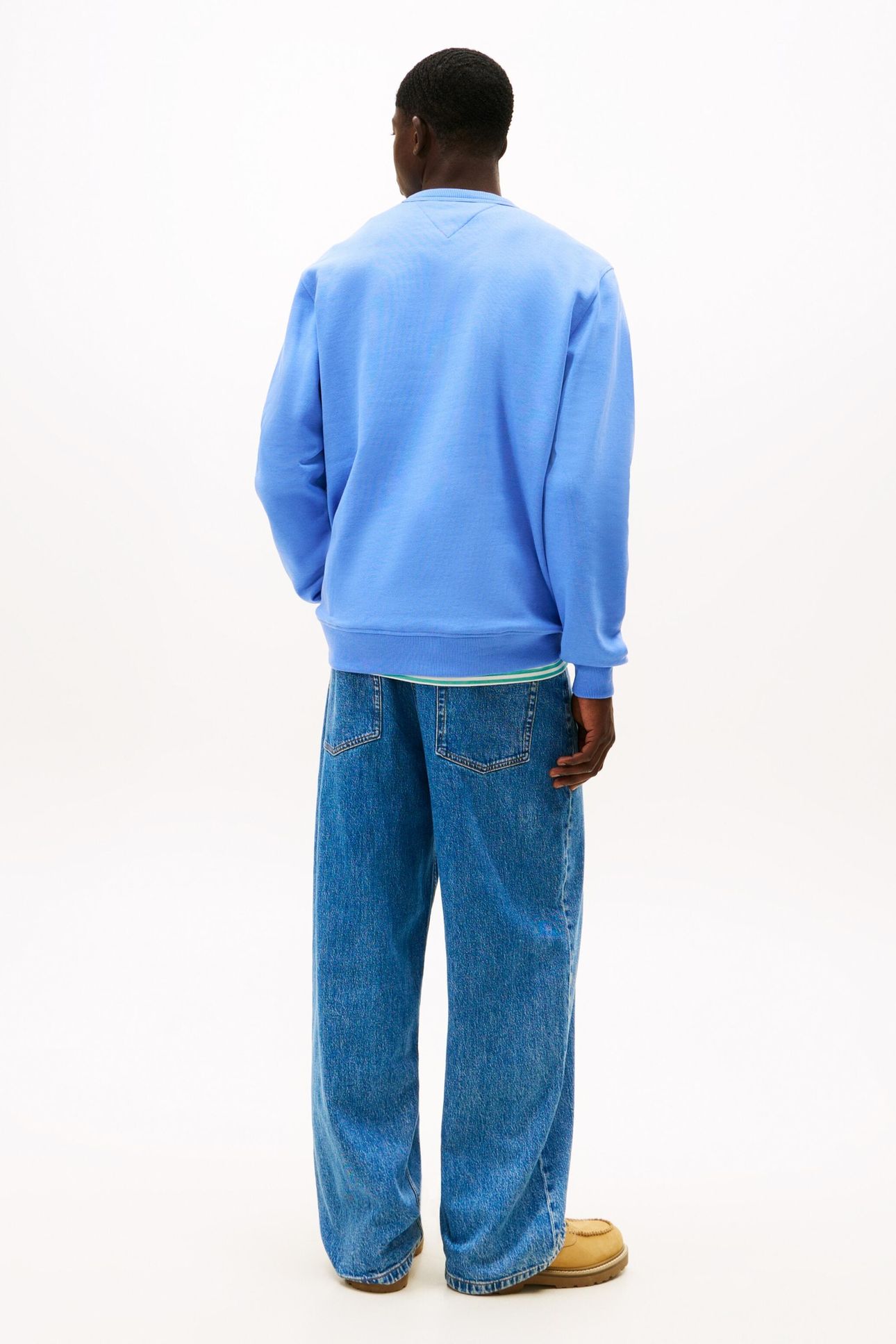 TJM REG BADGE CREW LIGHT HORIZON BLUE HEATHER 3