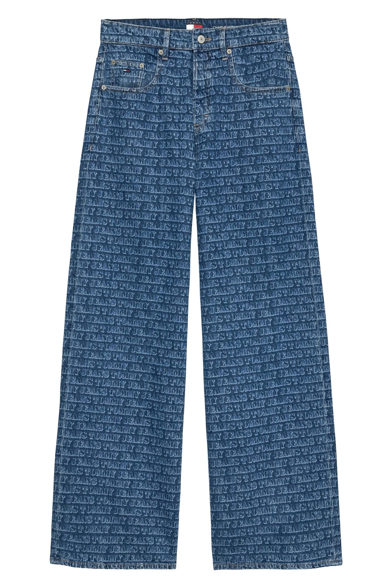 CHARLIE MID RISE LOOSE DENIM MEDIUM 1