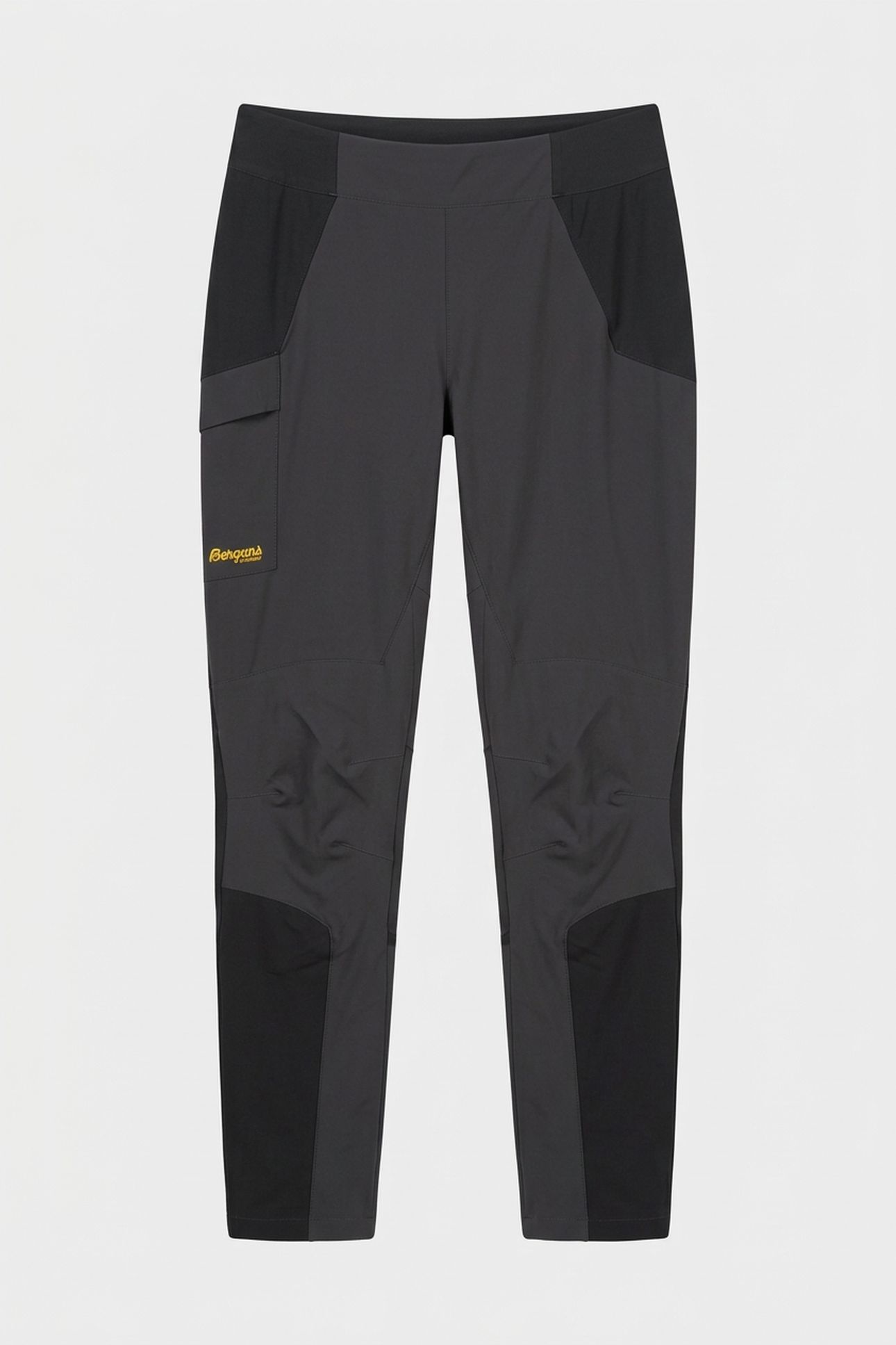 FLØYEN ORIGINAL TIGHT PANTS SOLID CHARCOAL/WAXED YELLOW 3
