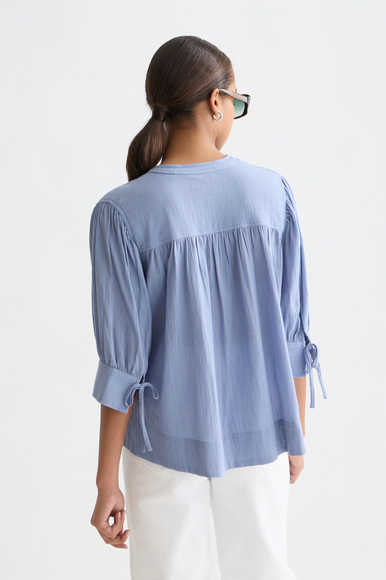 RELAXED BLOUSE WITH GATHERS INFINITY 2