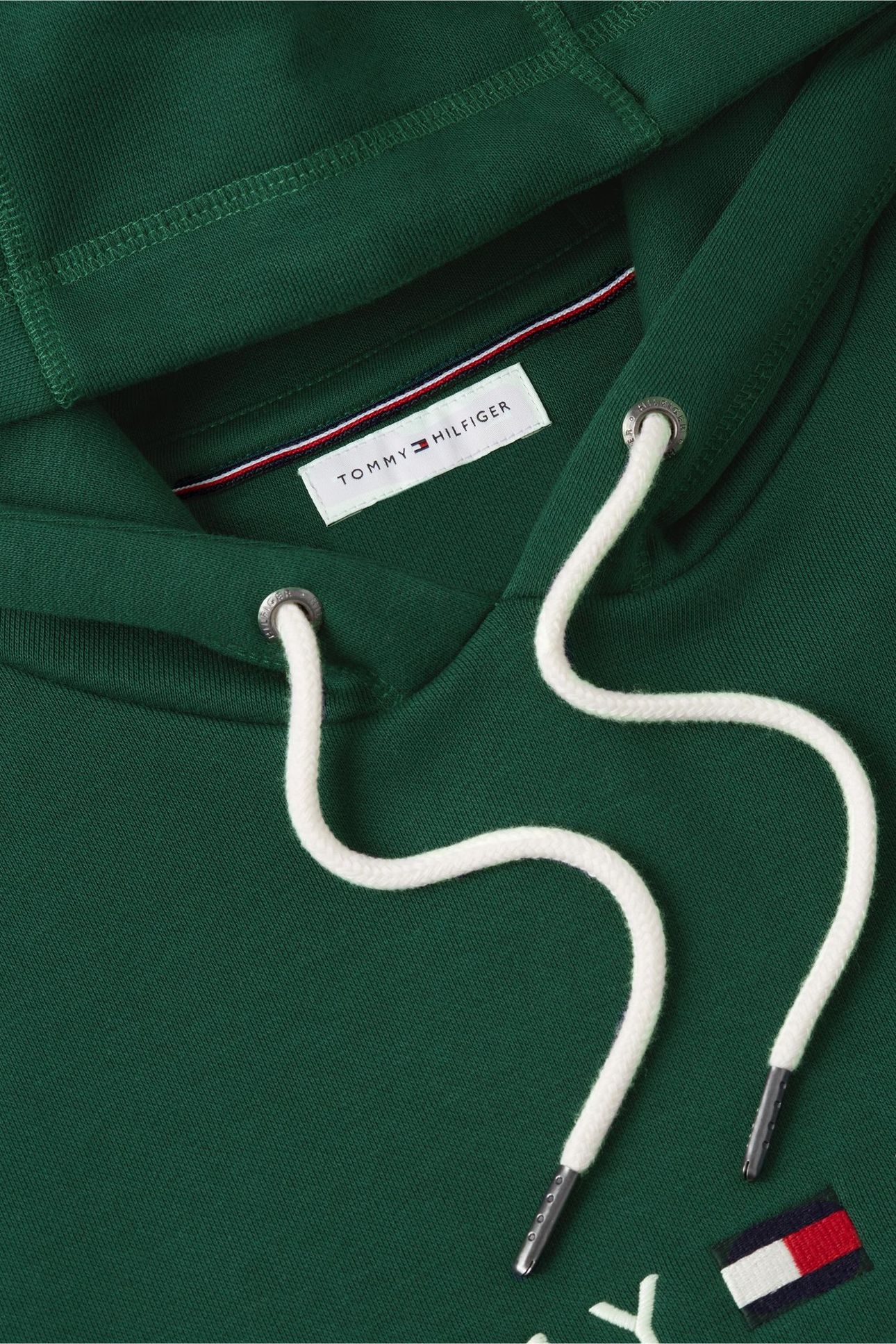 TOMMY LOGO HOODY ORNAMENTAL GREEN 6