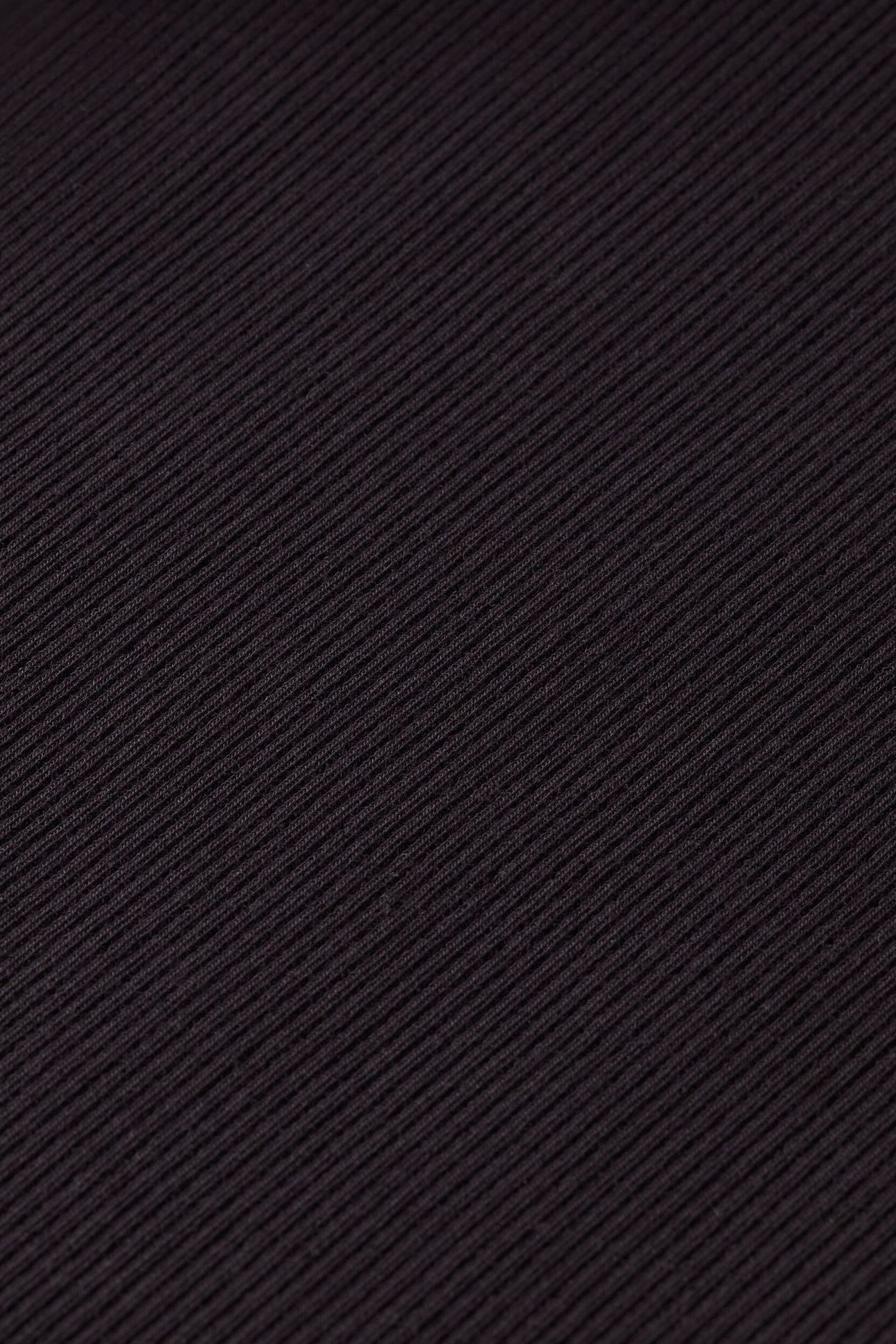 MOCK NECK RIB T-SHIRT BLACK 7