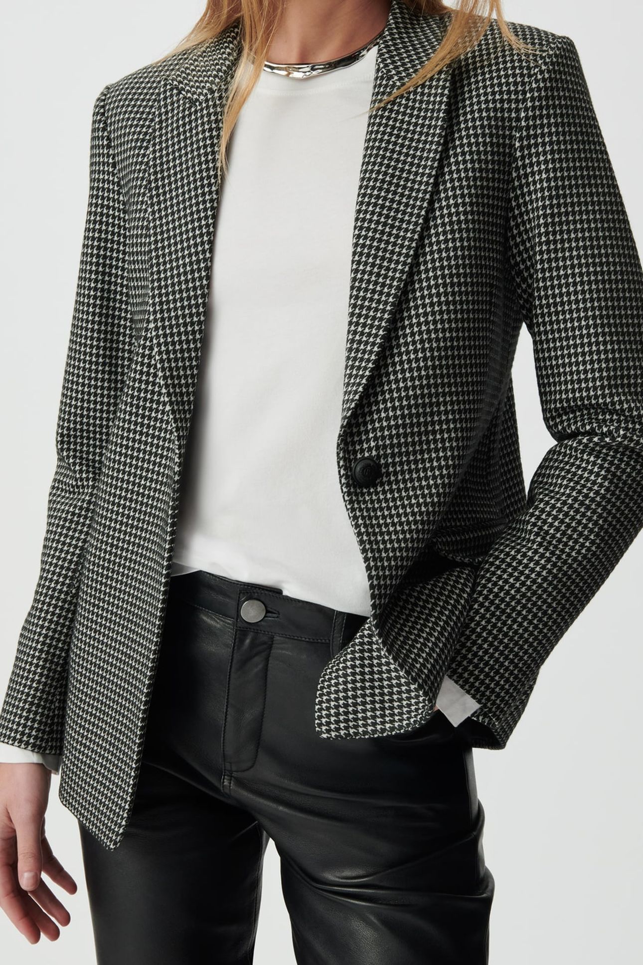 BLACK HOUNDSTOOTH SUIT JACKET 5
