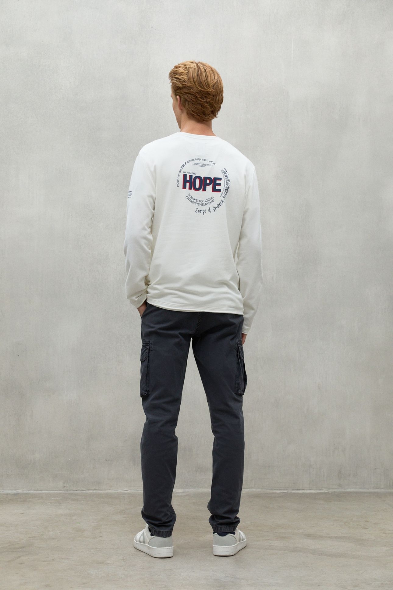 HOPEALF LONG SLEEVE T-SHIRT OFF WHITE 2