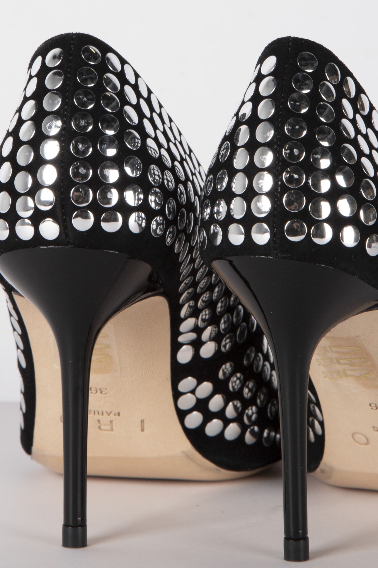 LALA STUDS HEEL BLACK/ STUDS 3