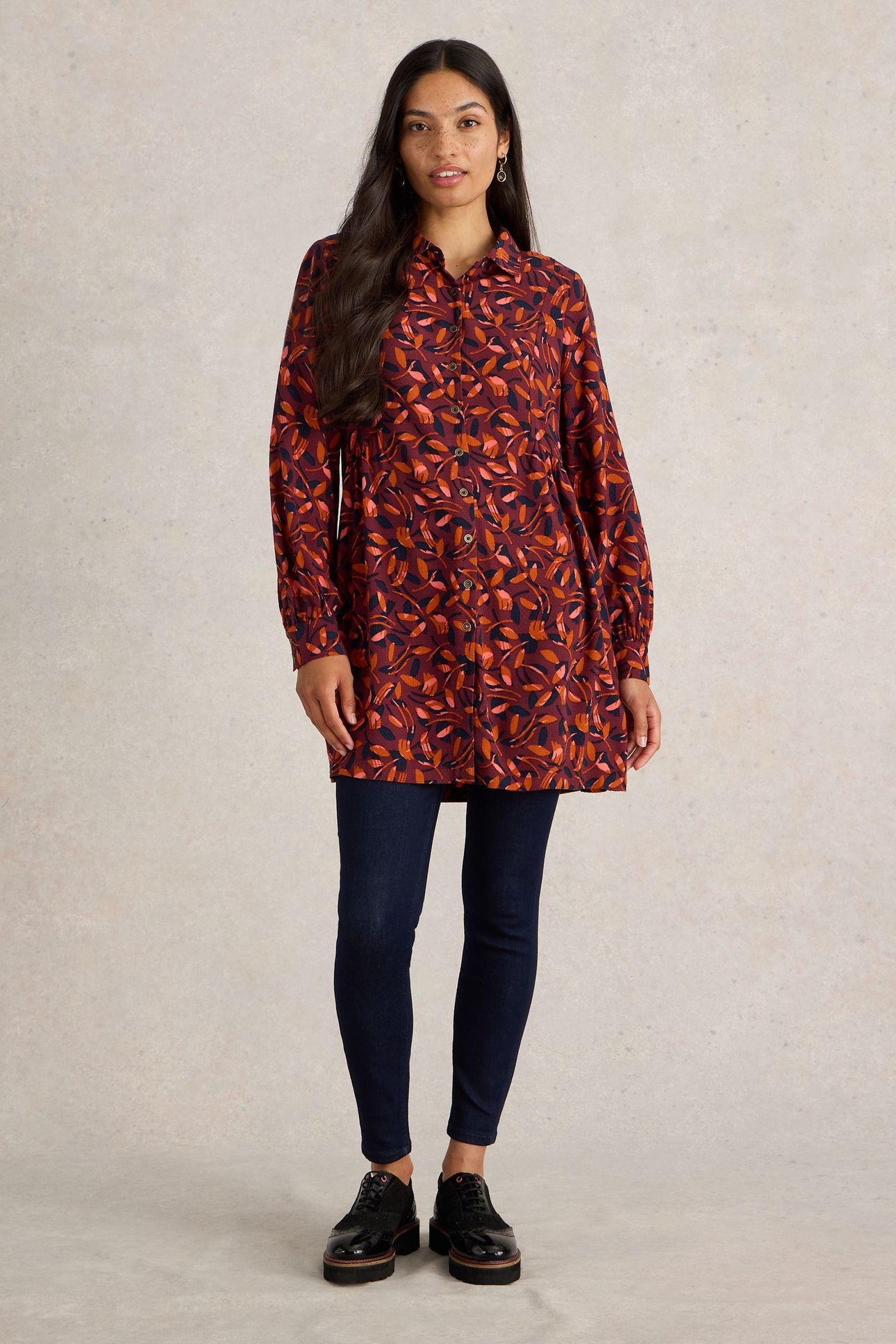 FARLEY TUNIC PLUM PR 1