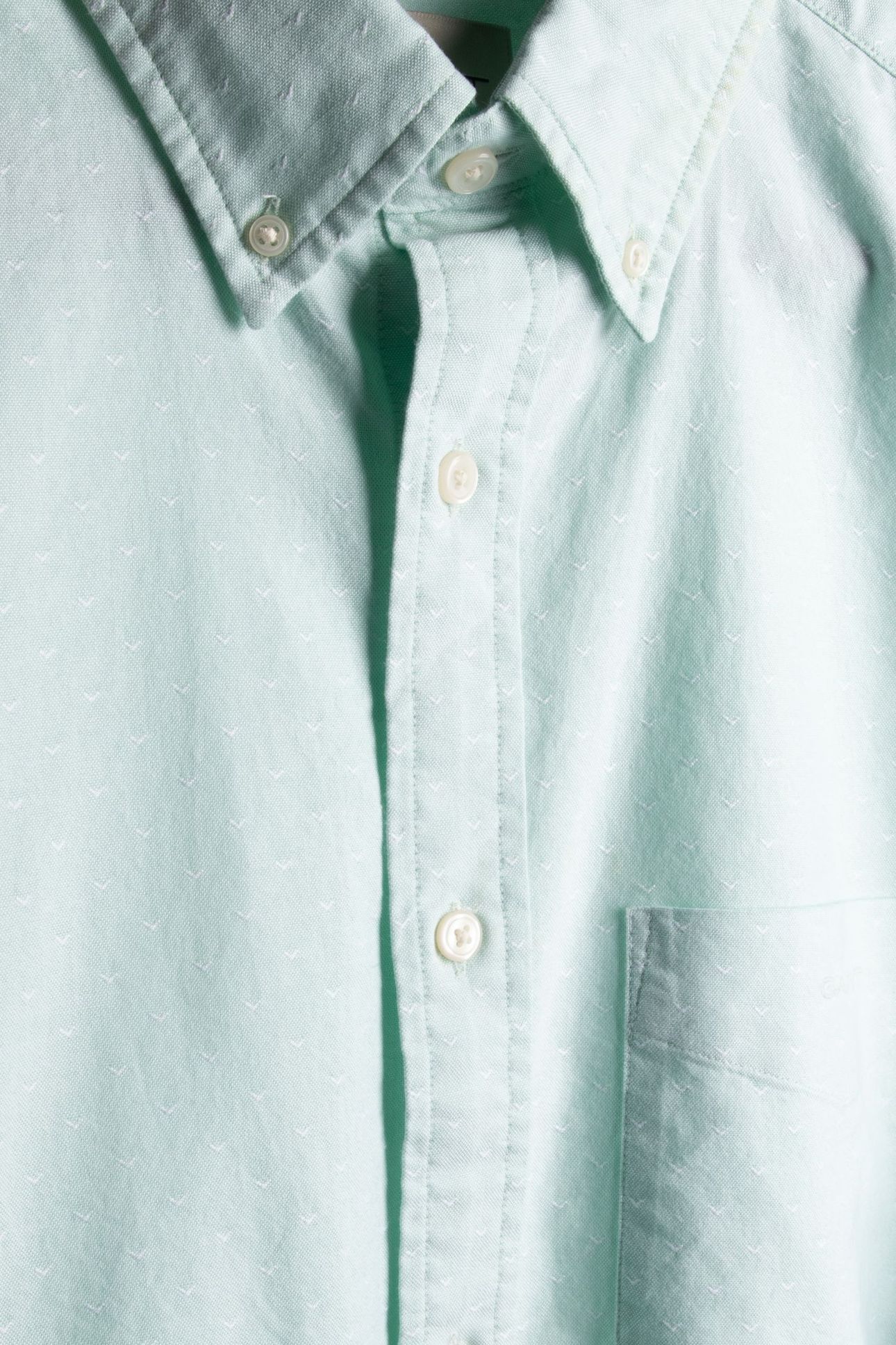 REG CLASSIC OXFORD DOBBY SHIRT TURQUOISE 4