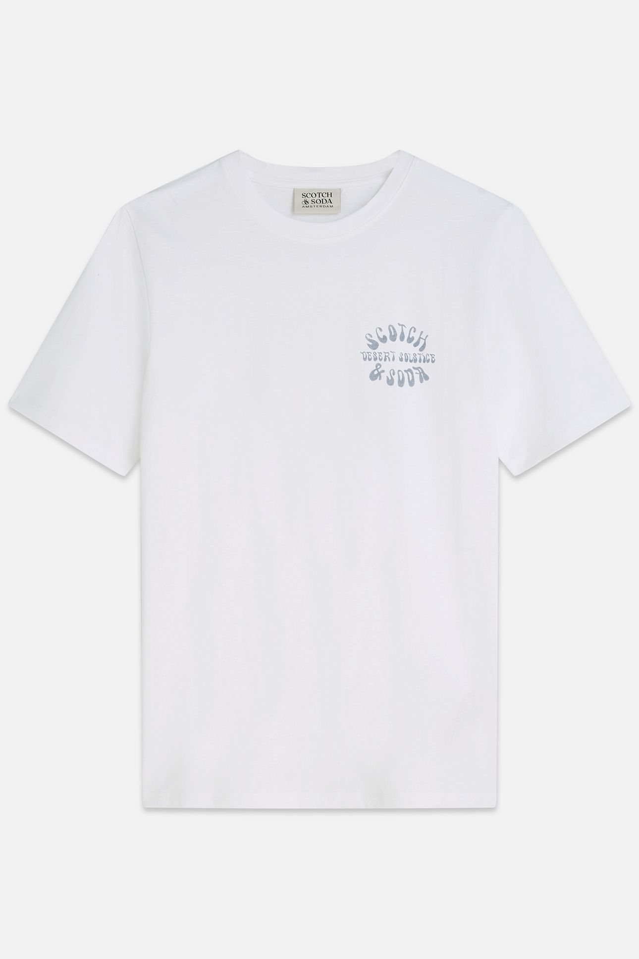 LEFT CHEST ARTWORK REGULAR-FIT T-SHIRT WHITE/PASTEL 4