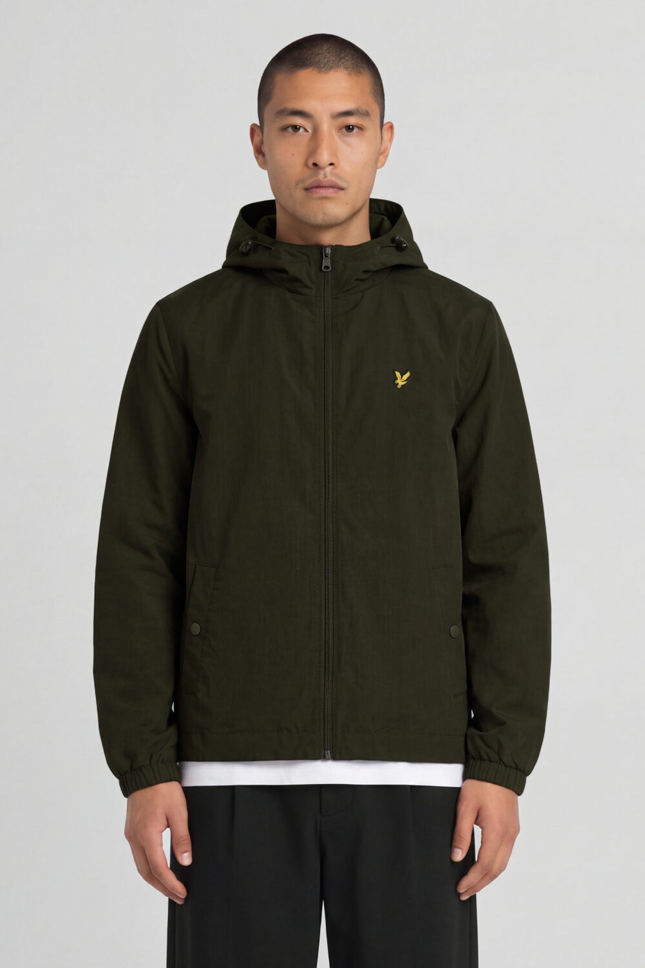 ZIP THROUGH JACKET OLIVE 2