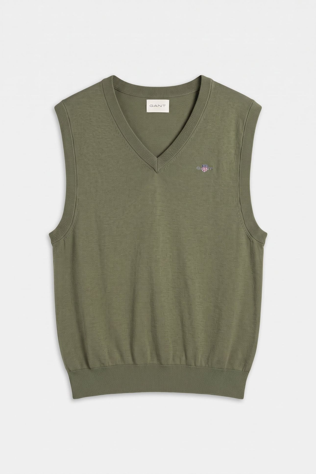 CLASSIC COTTON VEST DRY HERB GREEN 3
