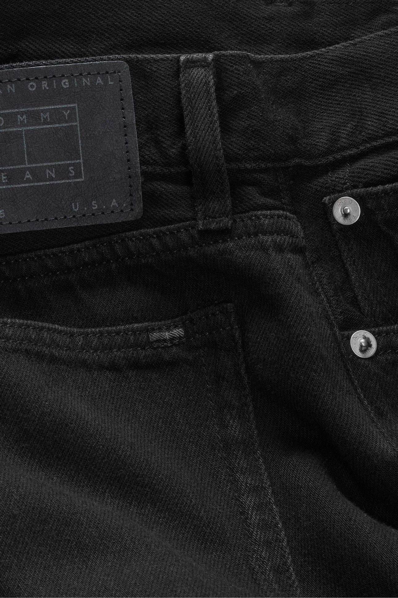 MID RISE LOOSE STRAIGHT DENIM BLACK 3