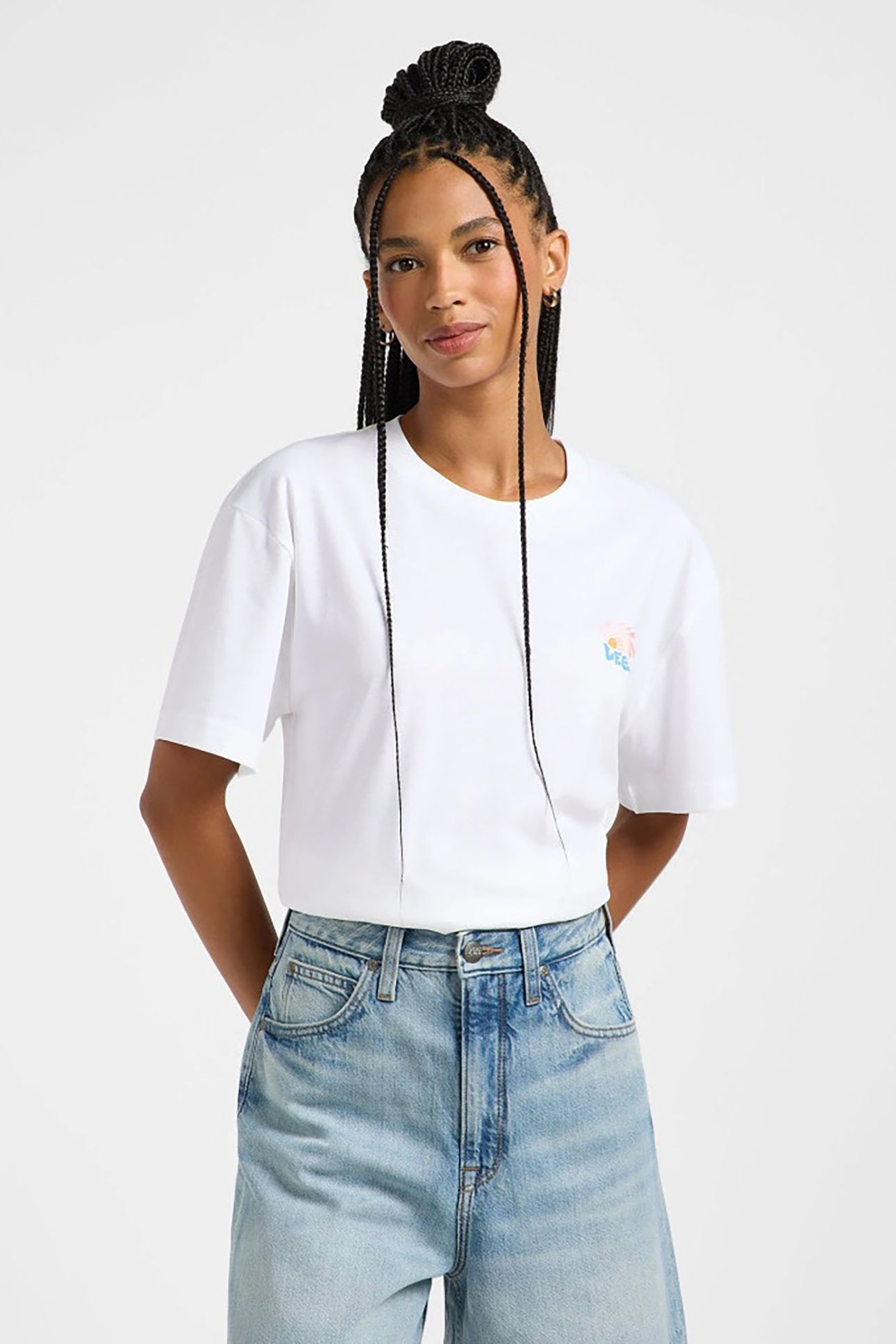 GRAPHIC TEE BRIGHT WHITE RELAXED WHITE 1