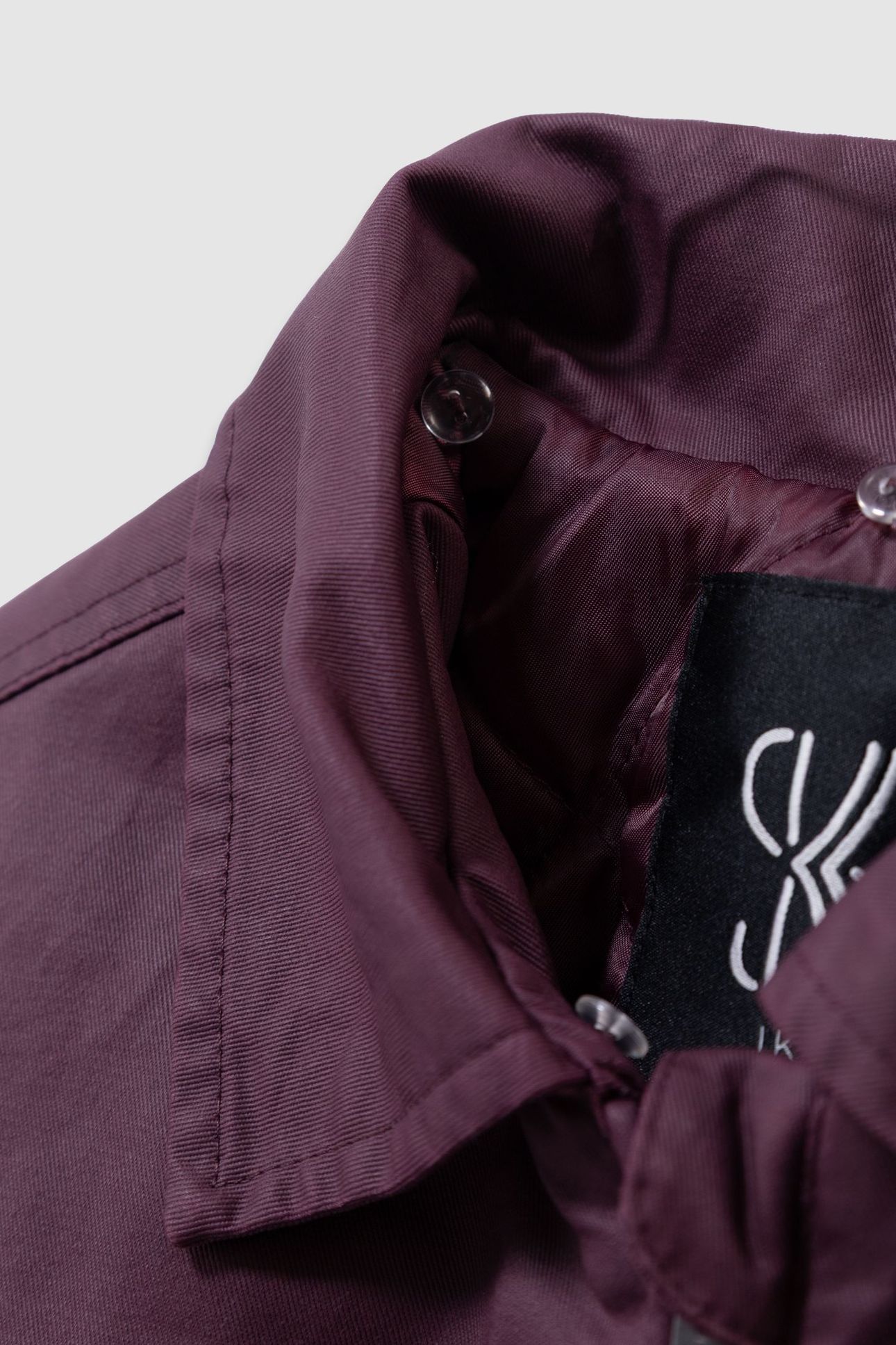 GIRLS’ BURGUNDY JACKET WITH DETACHABLE FUR-LINED COLLAR 4