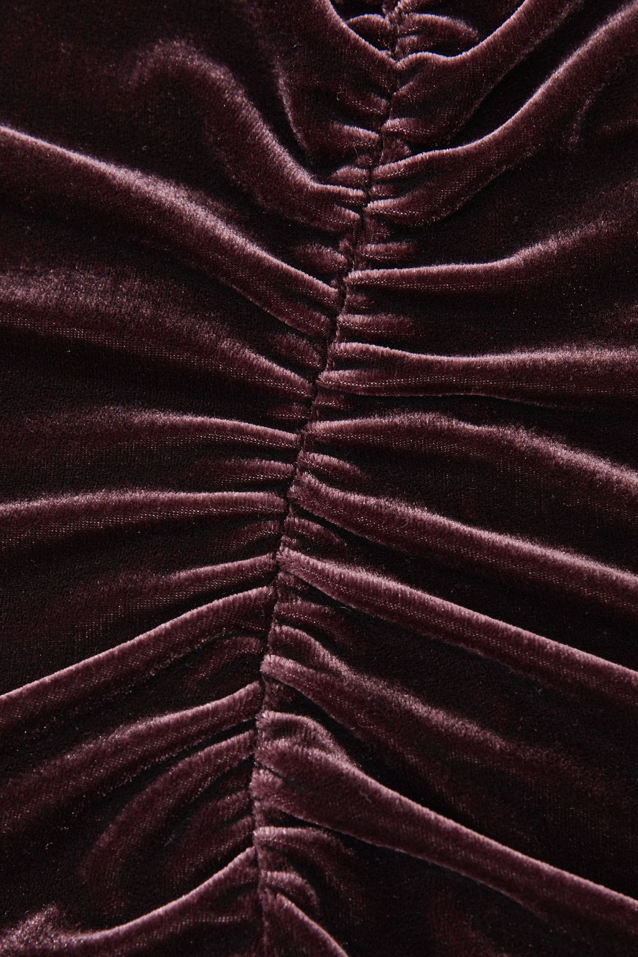 OFF SHOULDER VELVET TOP PLUM PURPLE 5