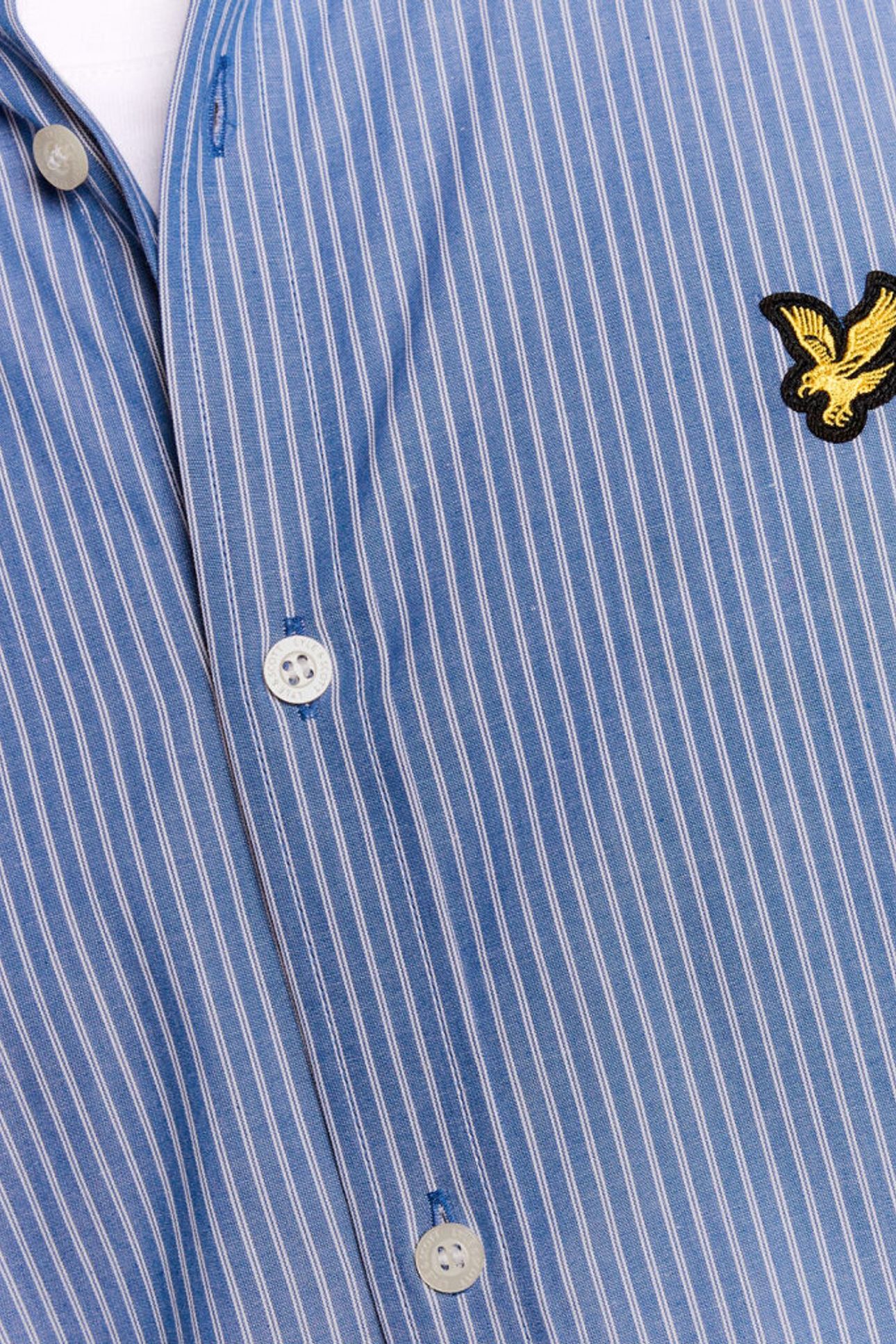 TWIN STRIPE SHIRT LUCID BLUE/WHITE 6