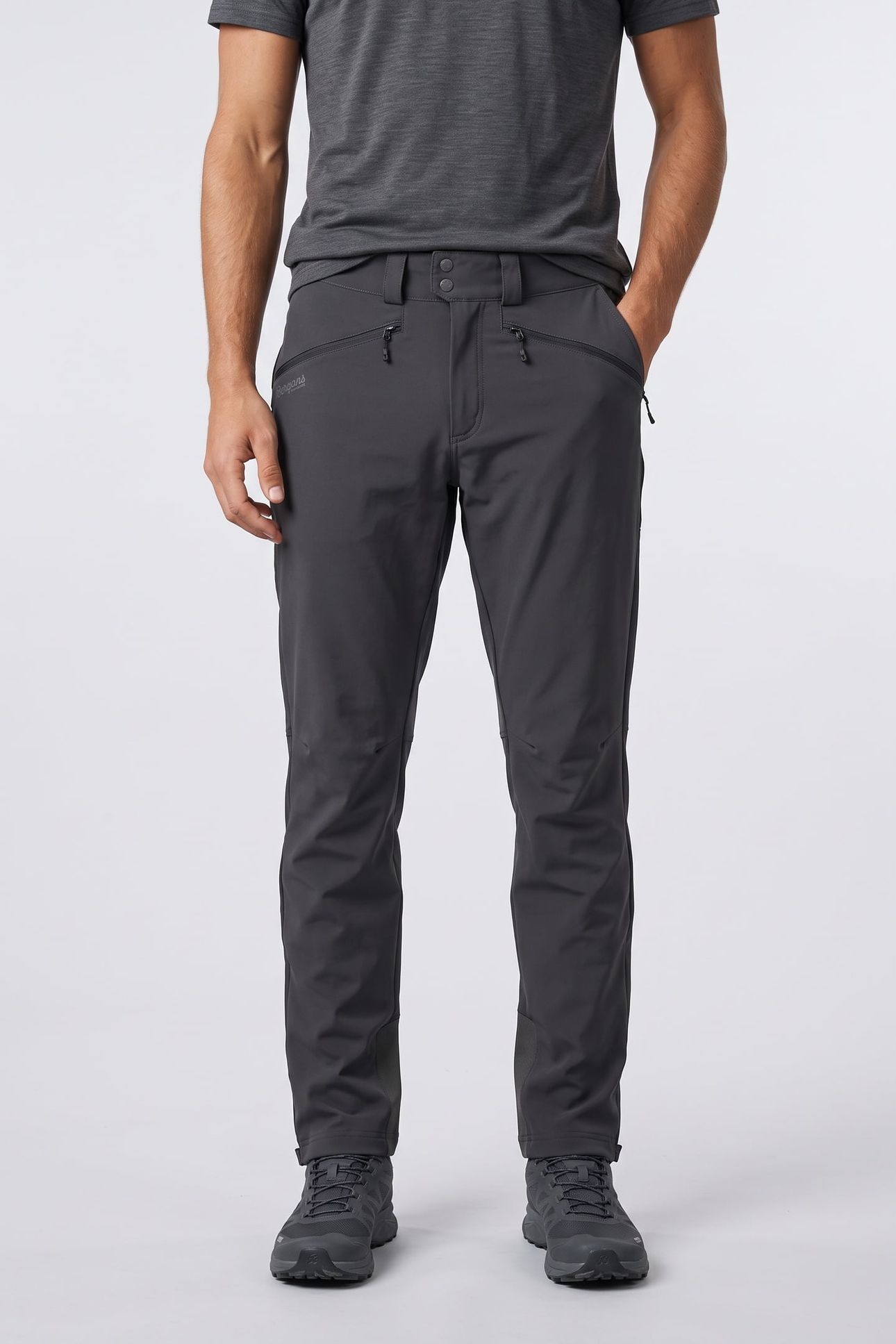 ISTJERN WARM FLEX PANT SOLID CHARCOAL 1