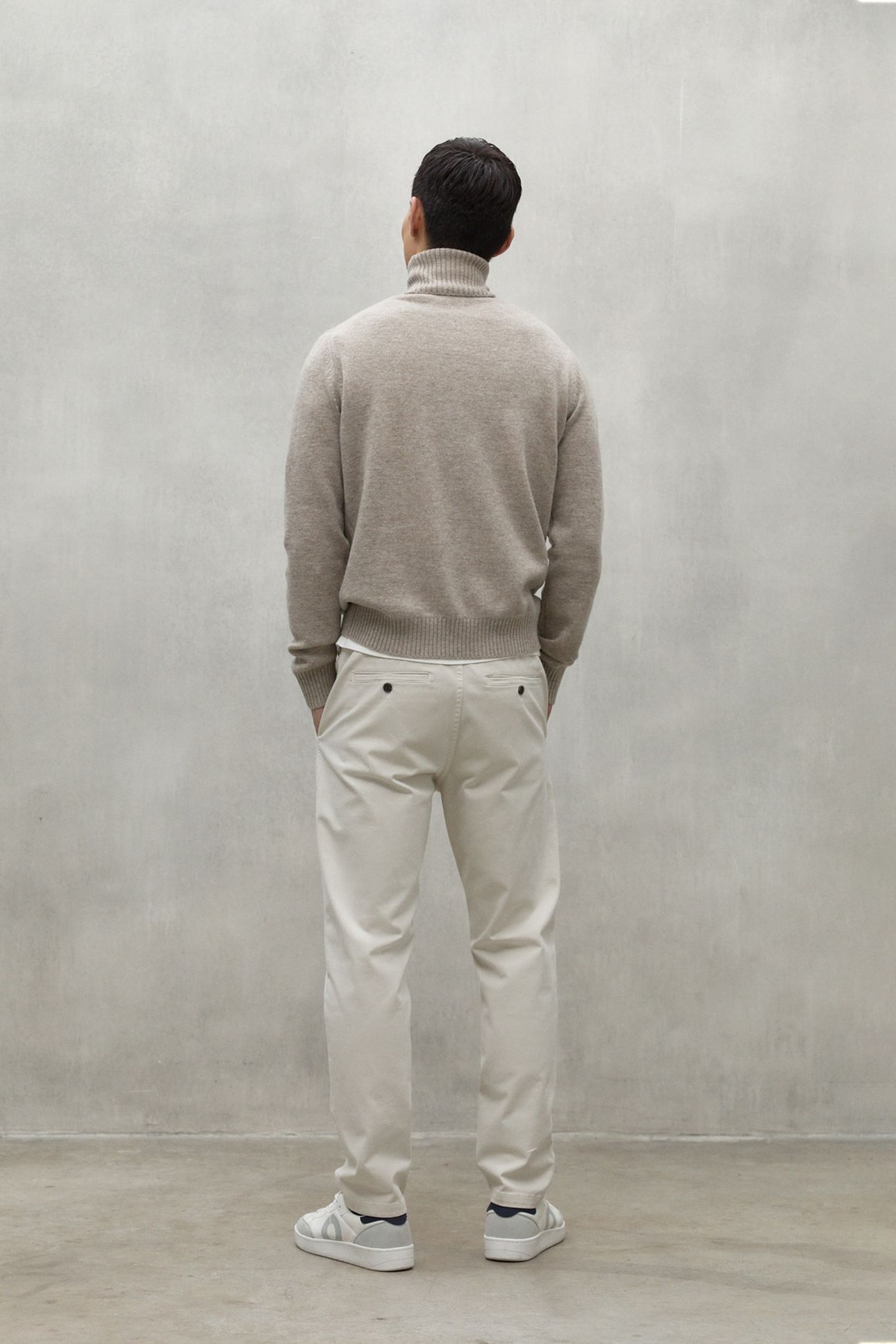 BRUNALF KNIT DARK SAND MELANGE 2