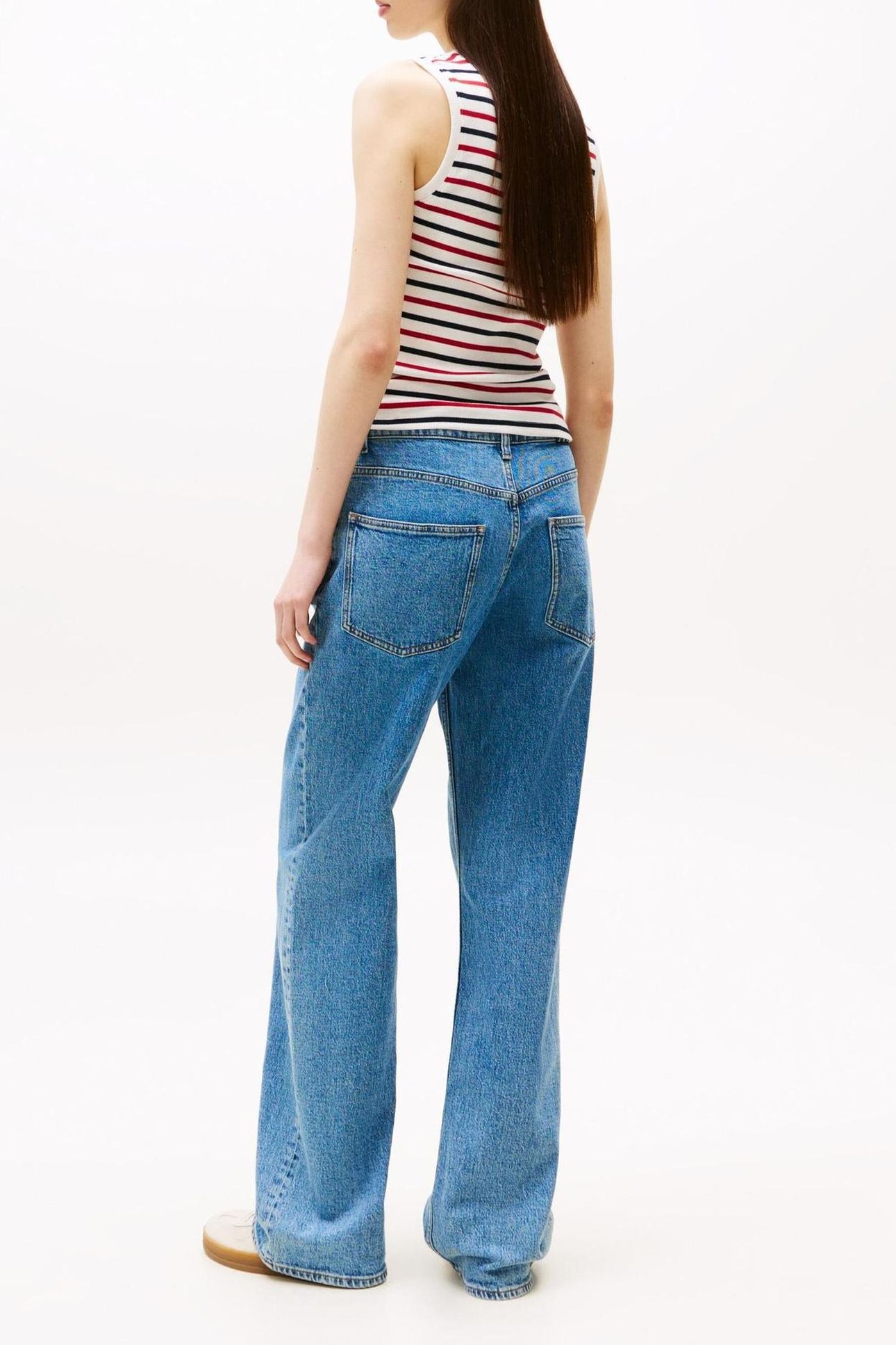 MIA MID RISE RELAXEDD STRAIGHT DENIM MID LIGHT BLUE 3