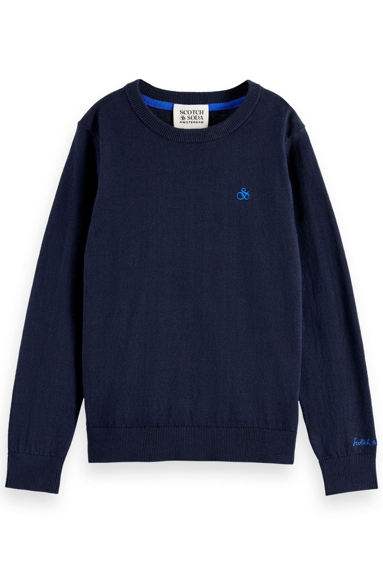 BOYS CORE - LOGO REGULAR FIT PULLOVER NAVY 1