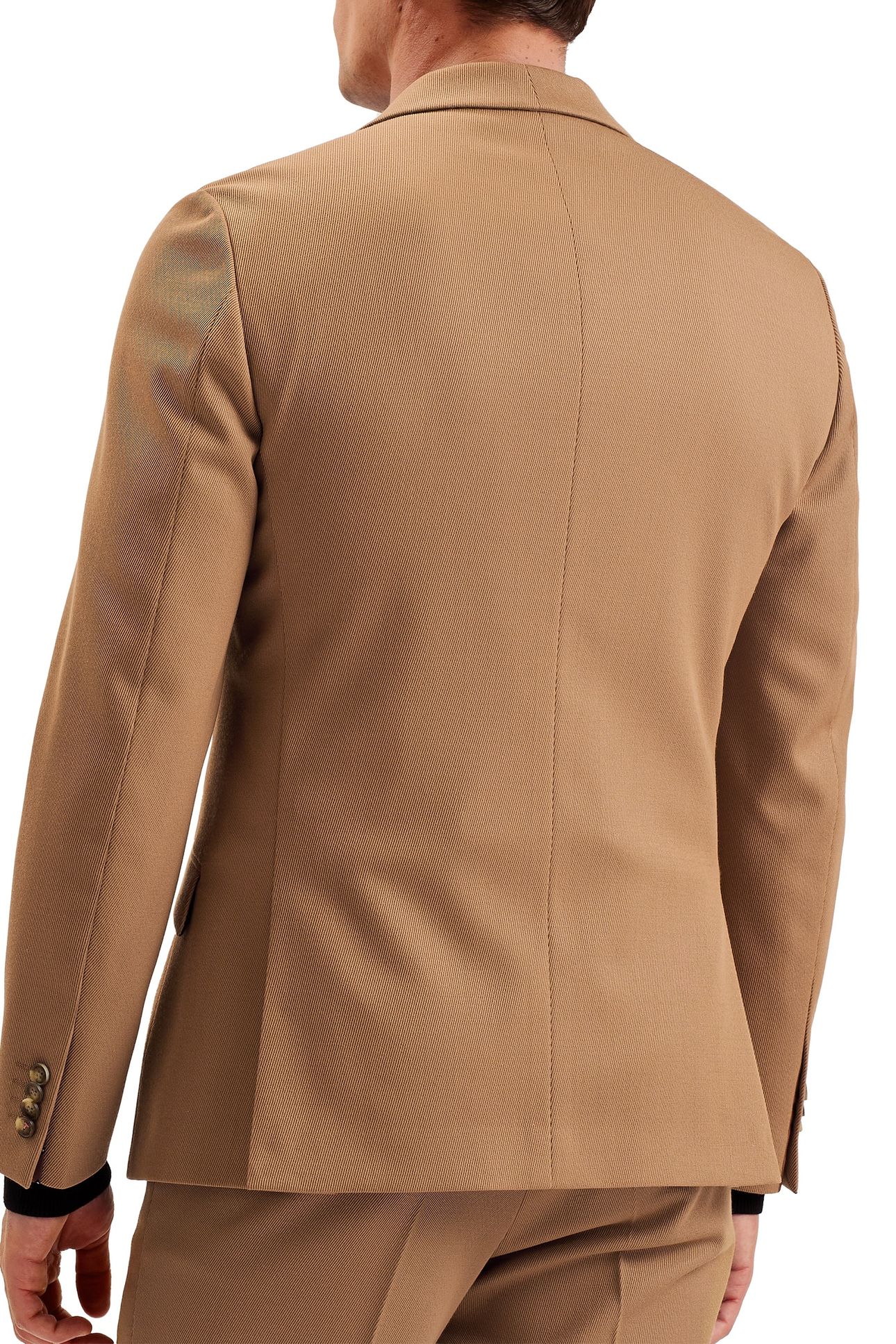 MMJ NALFANJ CAVALRY TWILL SB2 BLAZER TAN 2