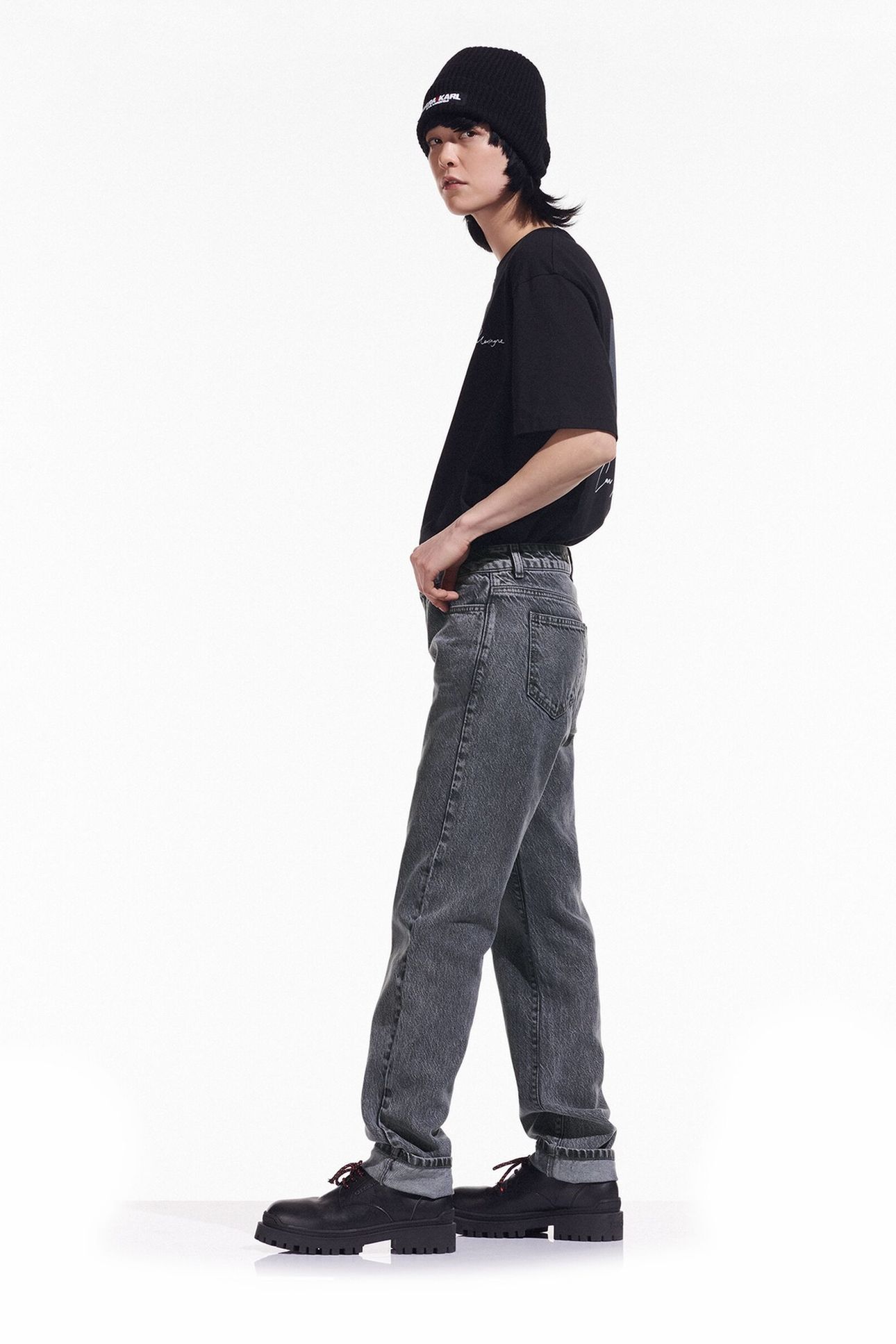 KLXCD DENIM PANTS GREY DENIM 4