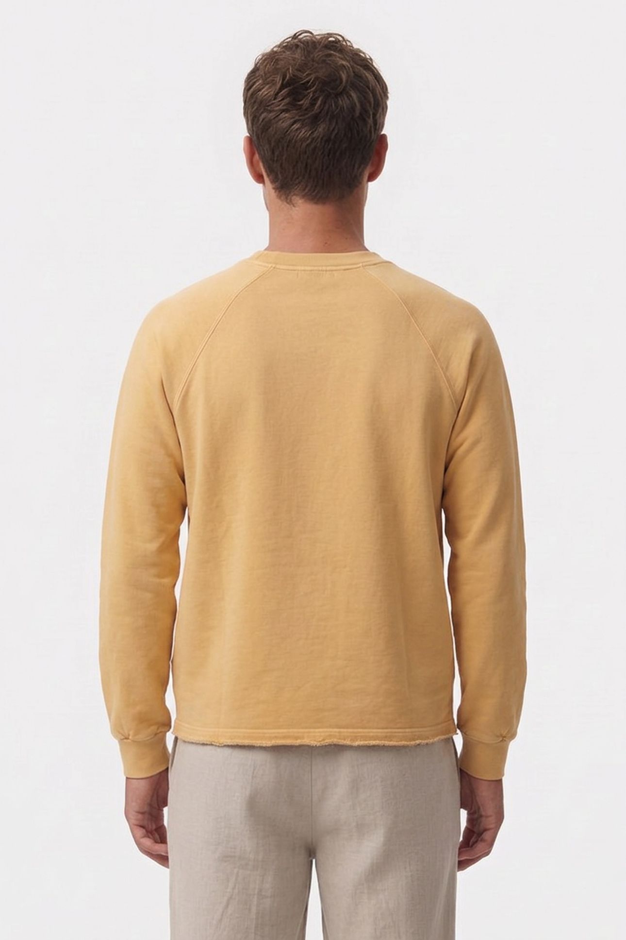 UNISEX SWEATSHIRT KICK OUT YELLOW 4