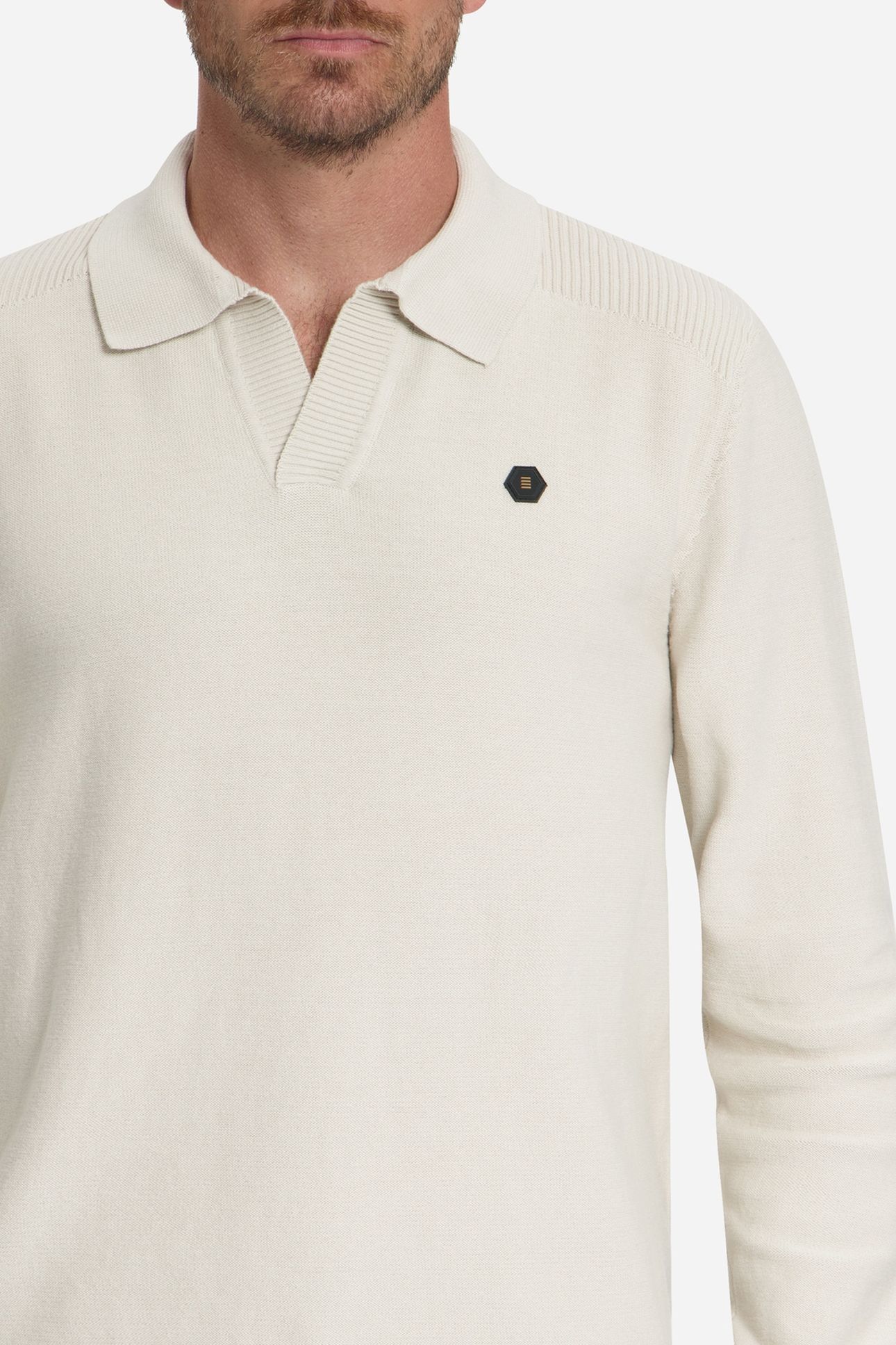 PULLOVER V-COLLAR SHOULDER DETAIL STONE 6
