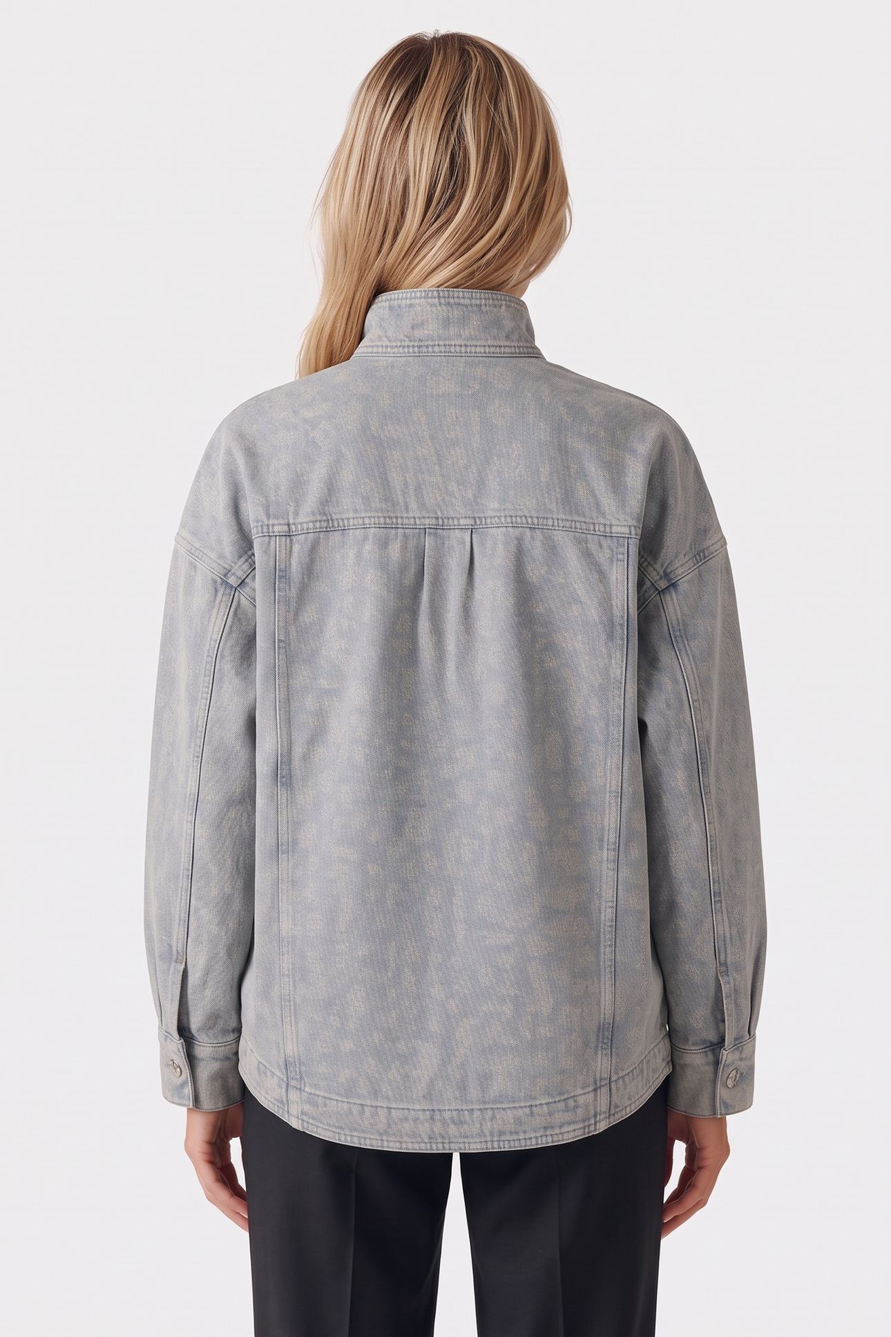 YASAHIRO OVERSHIRT BLUE/PINK 2