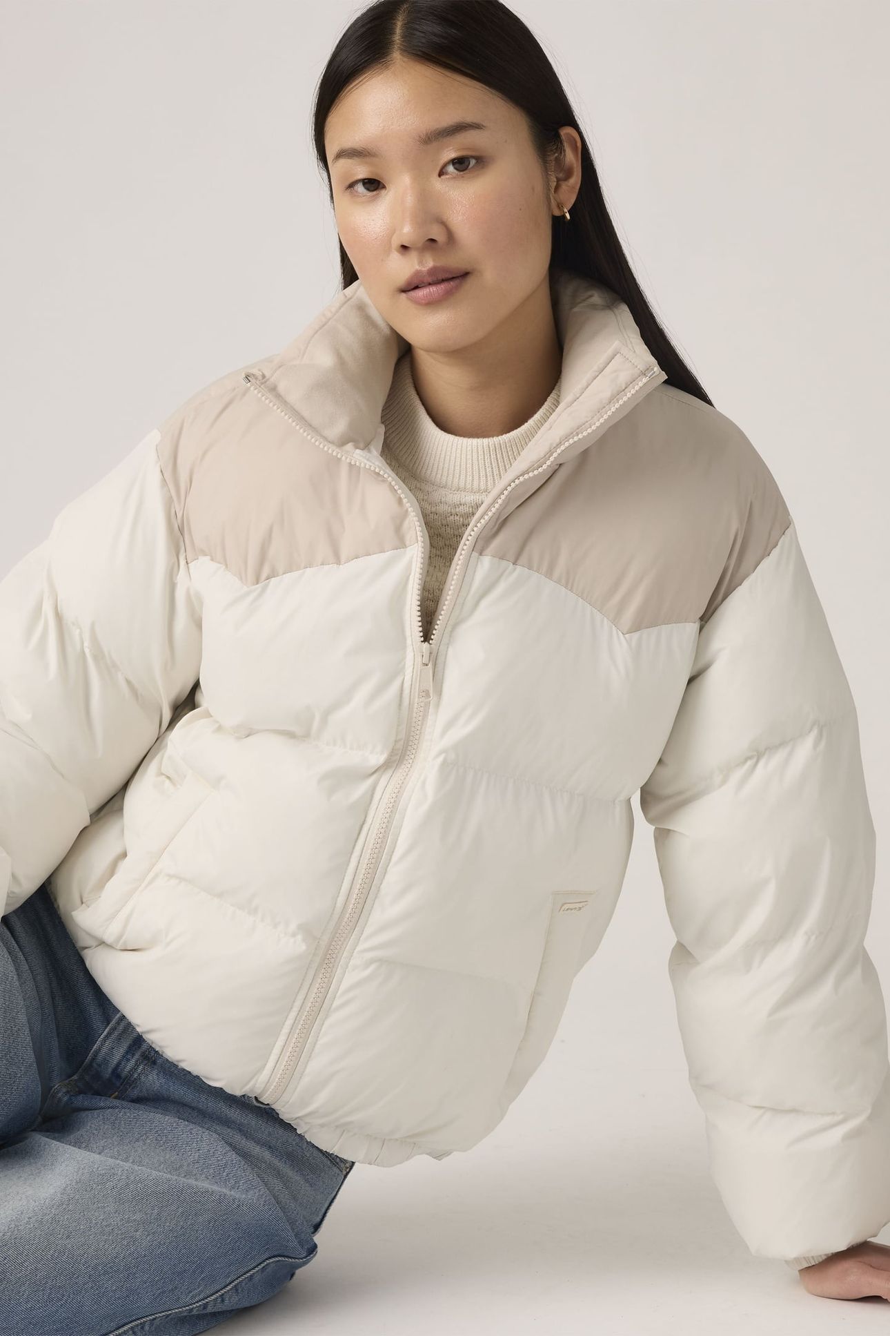 NOE WESTERN PUFFER WHISPER WHITE NYLON 4