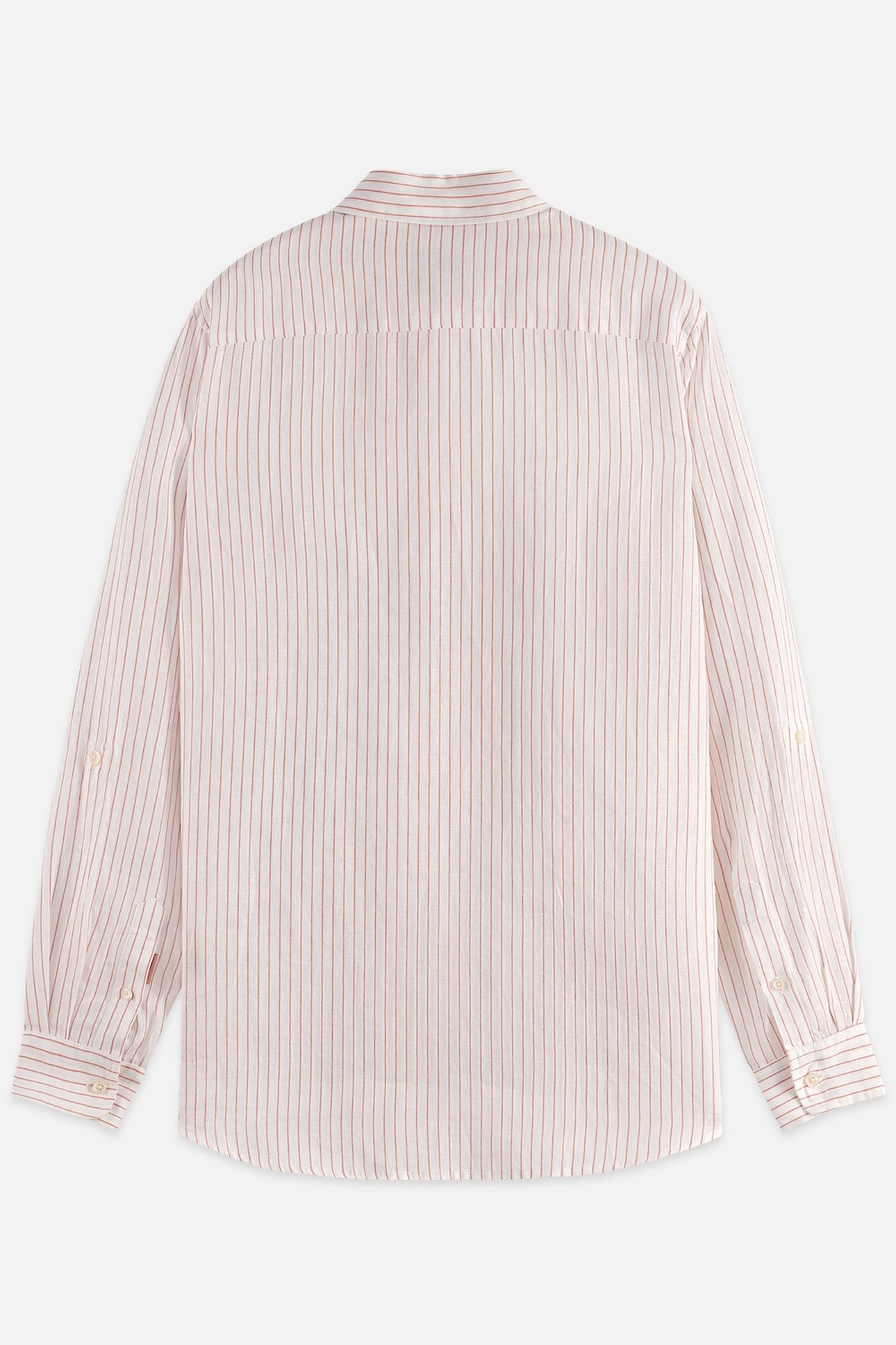 STRIPED LINEN REGULAR-FIT SHIRT WHITE/PASTEL 2