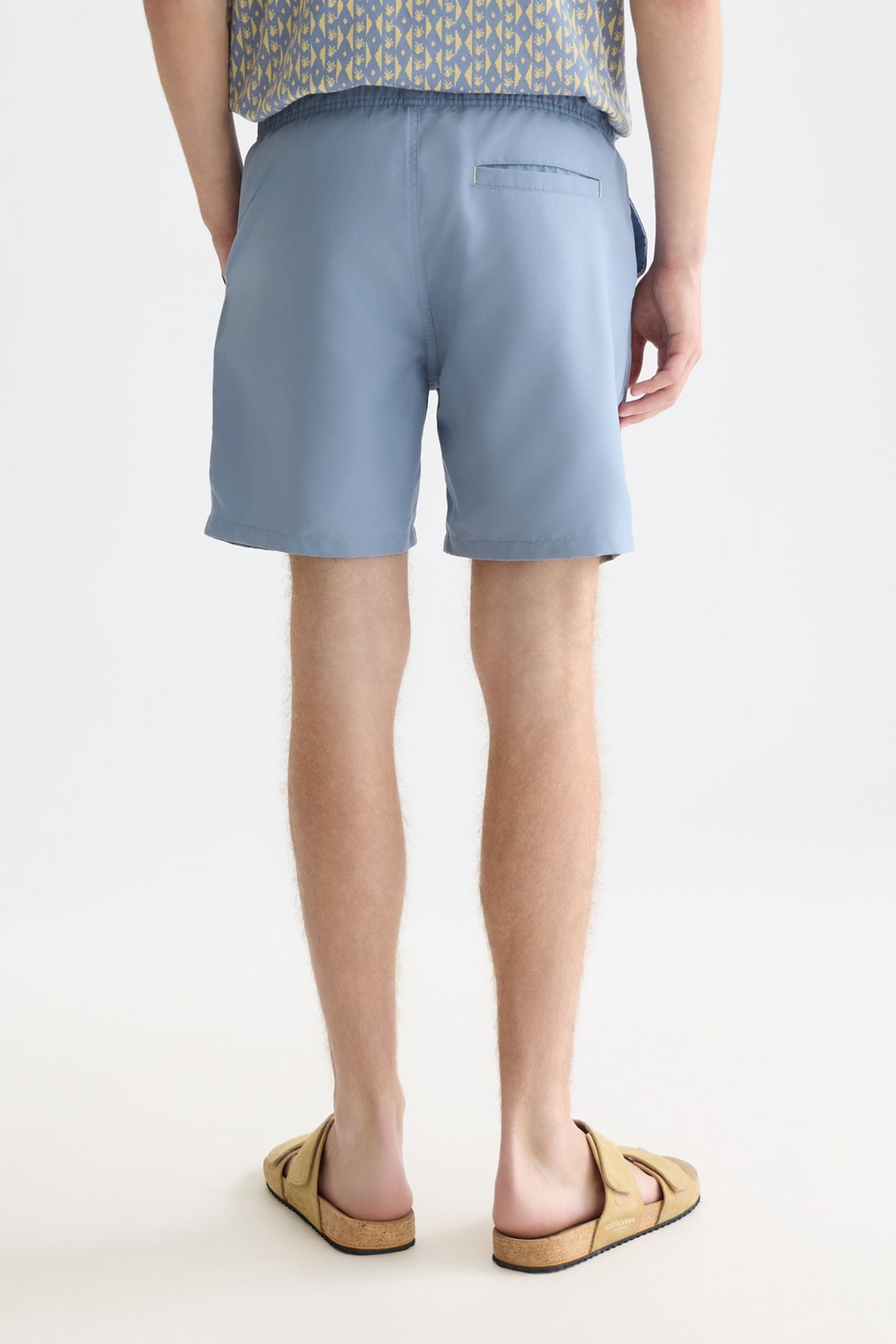 SOLID MIDLENGTH SWIM SHORTS MEDIUM BLUE 2